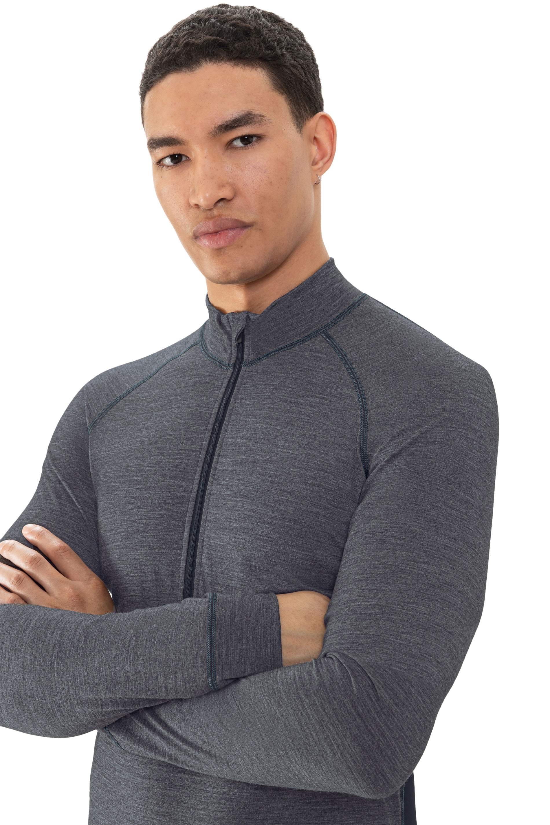 Mey T-shirt à manches longues »Prfrmnc+«, Stehkragen mit Reissverschluss, schnelltrocknend
