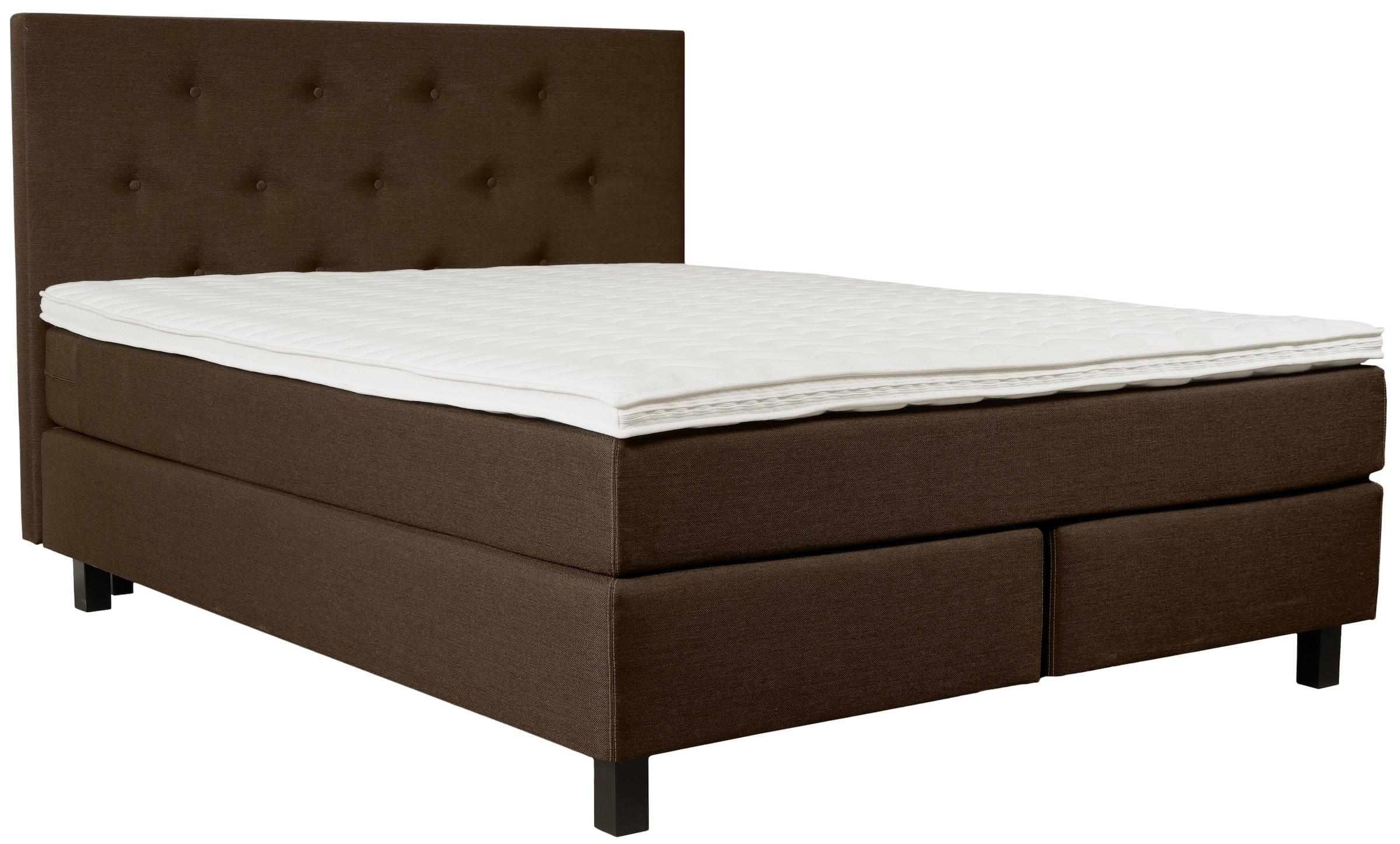 Home affaire Lit boxspring »Alenika« avec éclairage LED, avec matelas à ressorts ensachés