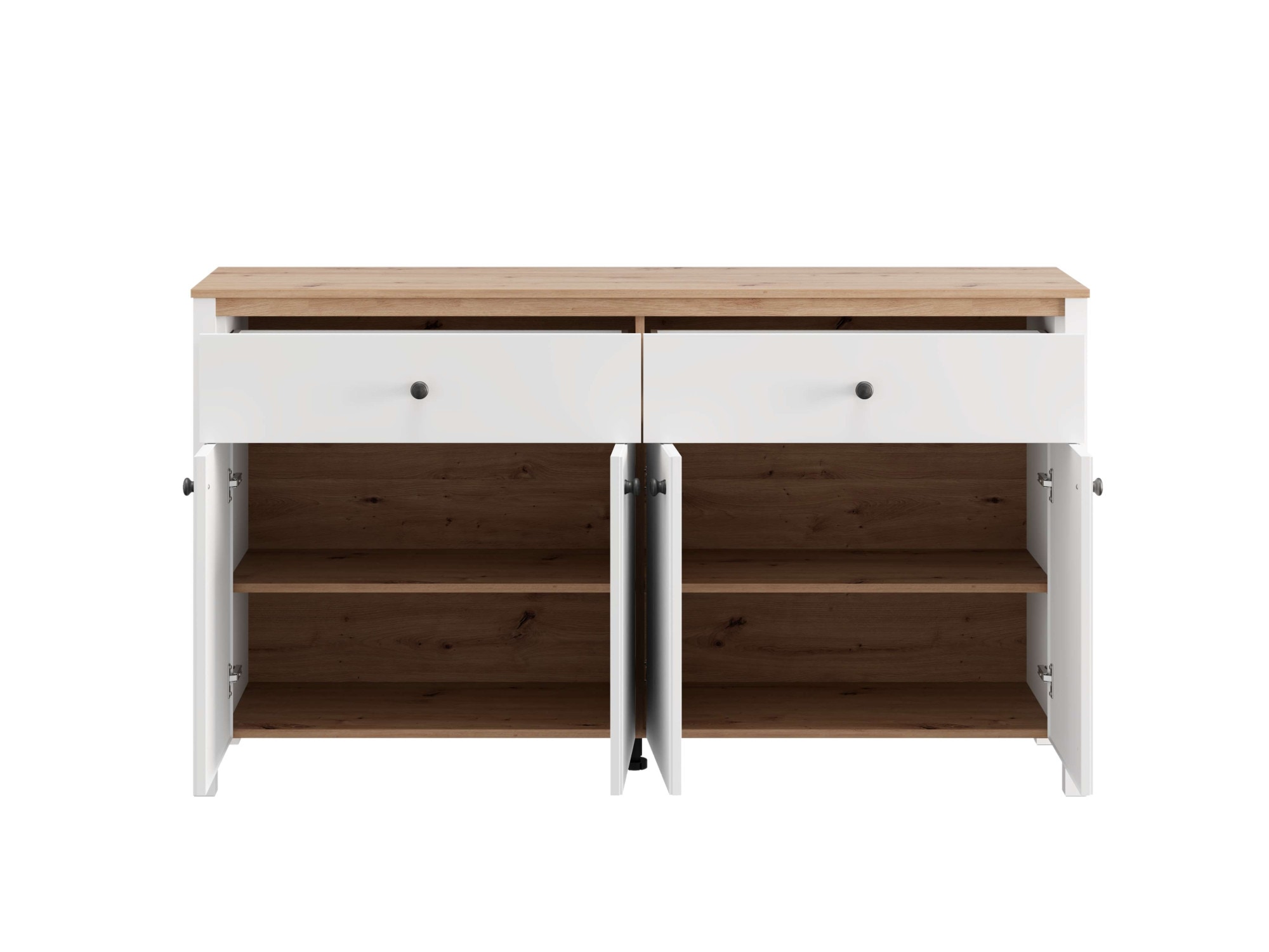 Home affaire Buffet »BEDFORD Kommode, Kombikommode, Anrichte, Schrank« Profil MDF 2D recouvert, marquage à chaud