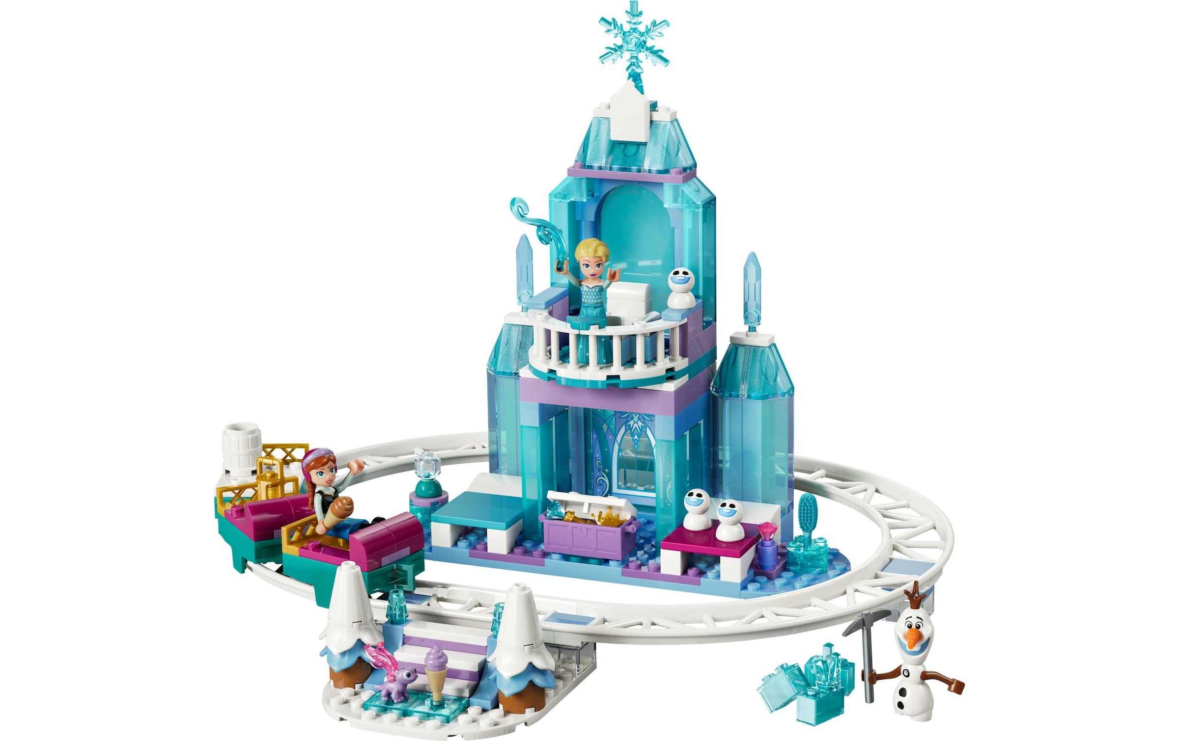   Konstruktionsspielsteine »Disney Princess Elsas Schlittenfahrt um den Eispalast 43281« Kategorie: Disney