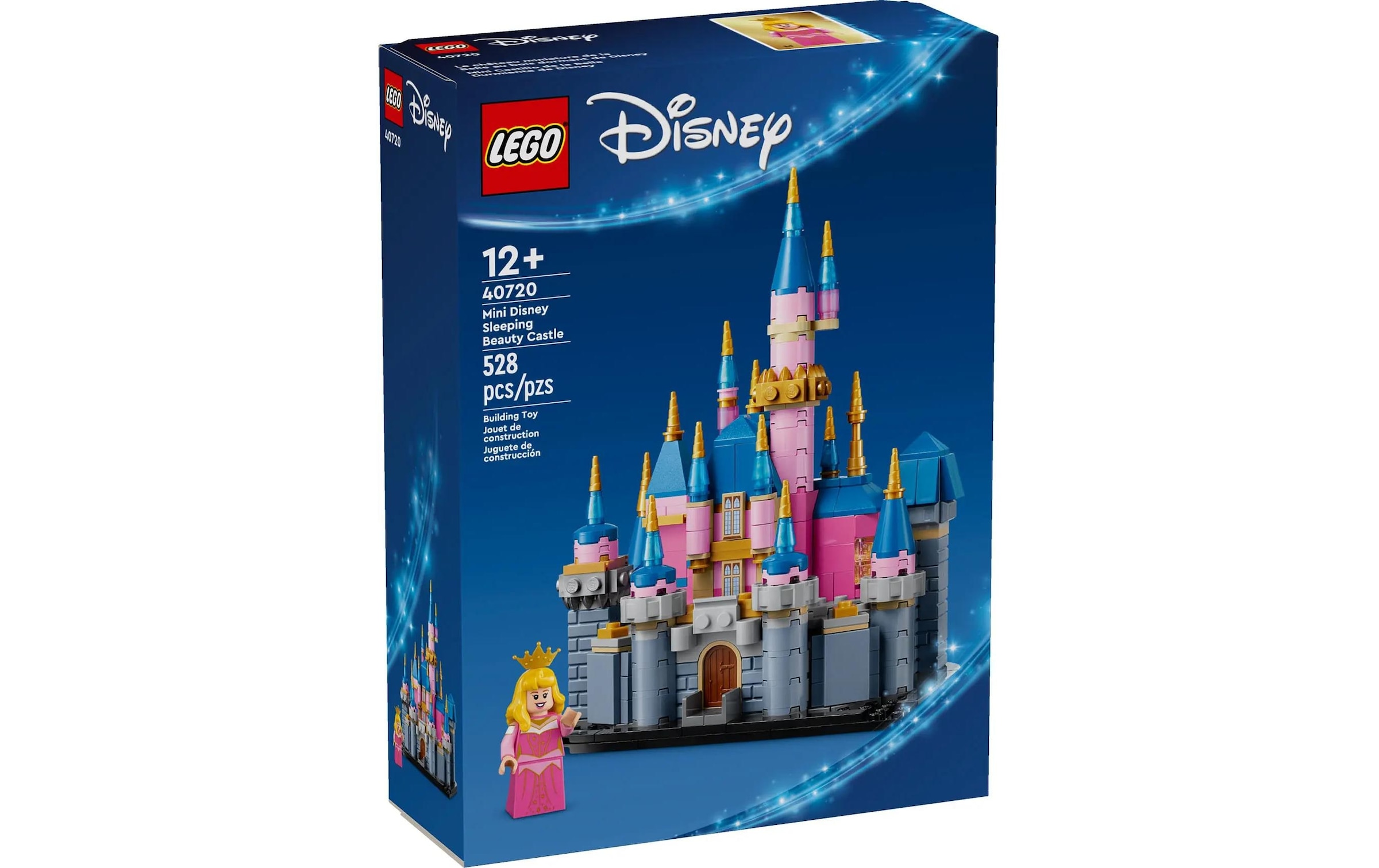 LEGO® Konstruktionsspielsteine »Mini Disney Dornröschenschloss Bausatz Kunststoff«