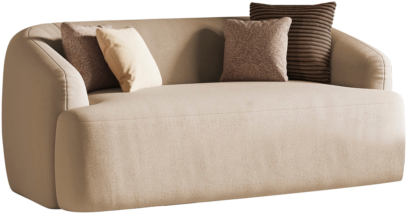 INOSIGN 2-places »Nergal, Einzelsofa, organisches Design, Brite 177cm« Modernes Design, schlichte Optik, stilvoller Blickfang im Wohnzimmer