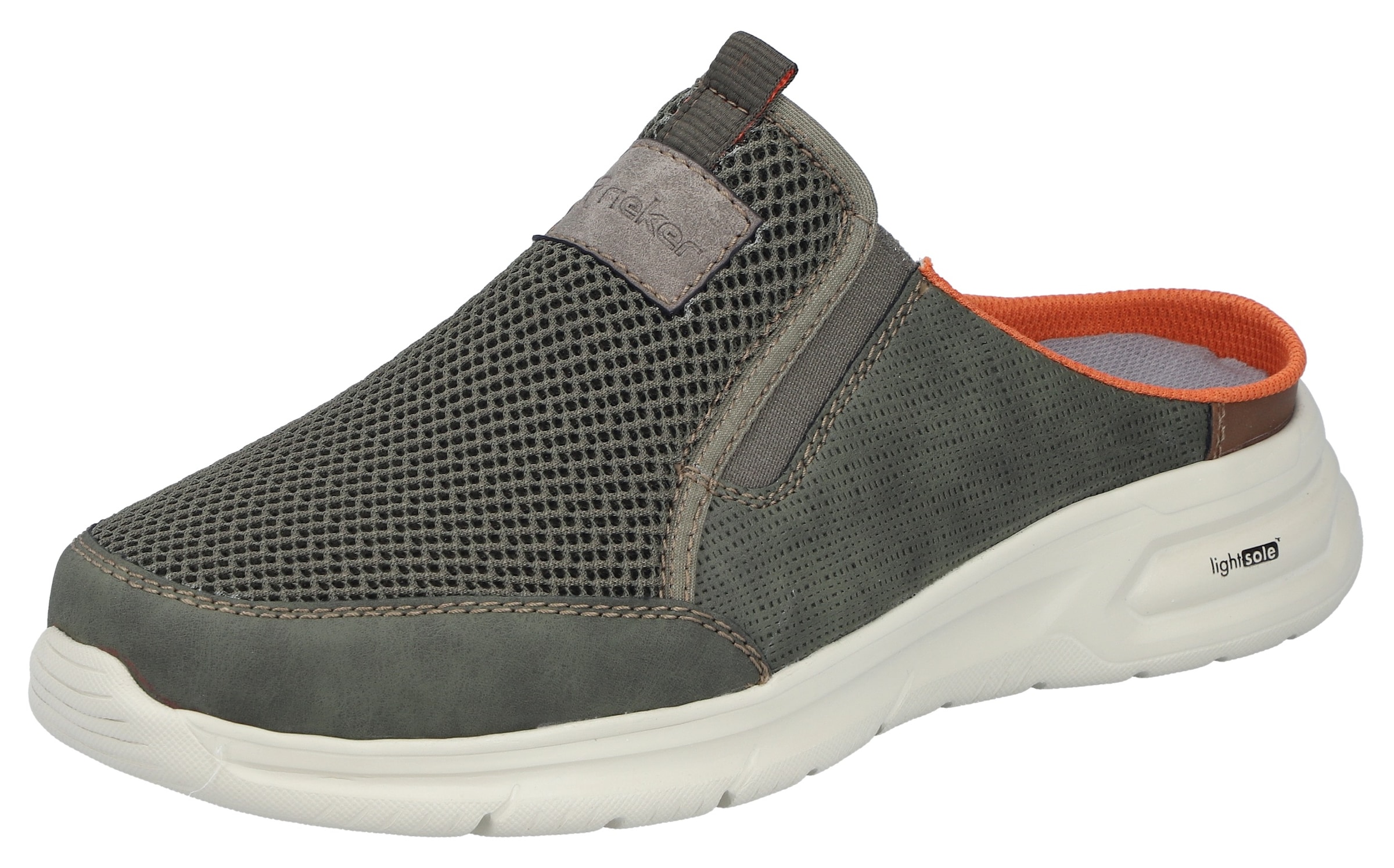 Rieker Sabot  Chaussure d'été, chausson, chaussure à enfiler avec inserts stretch latéraux