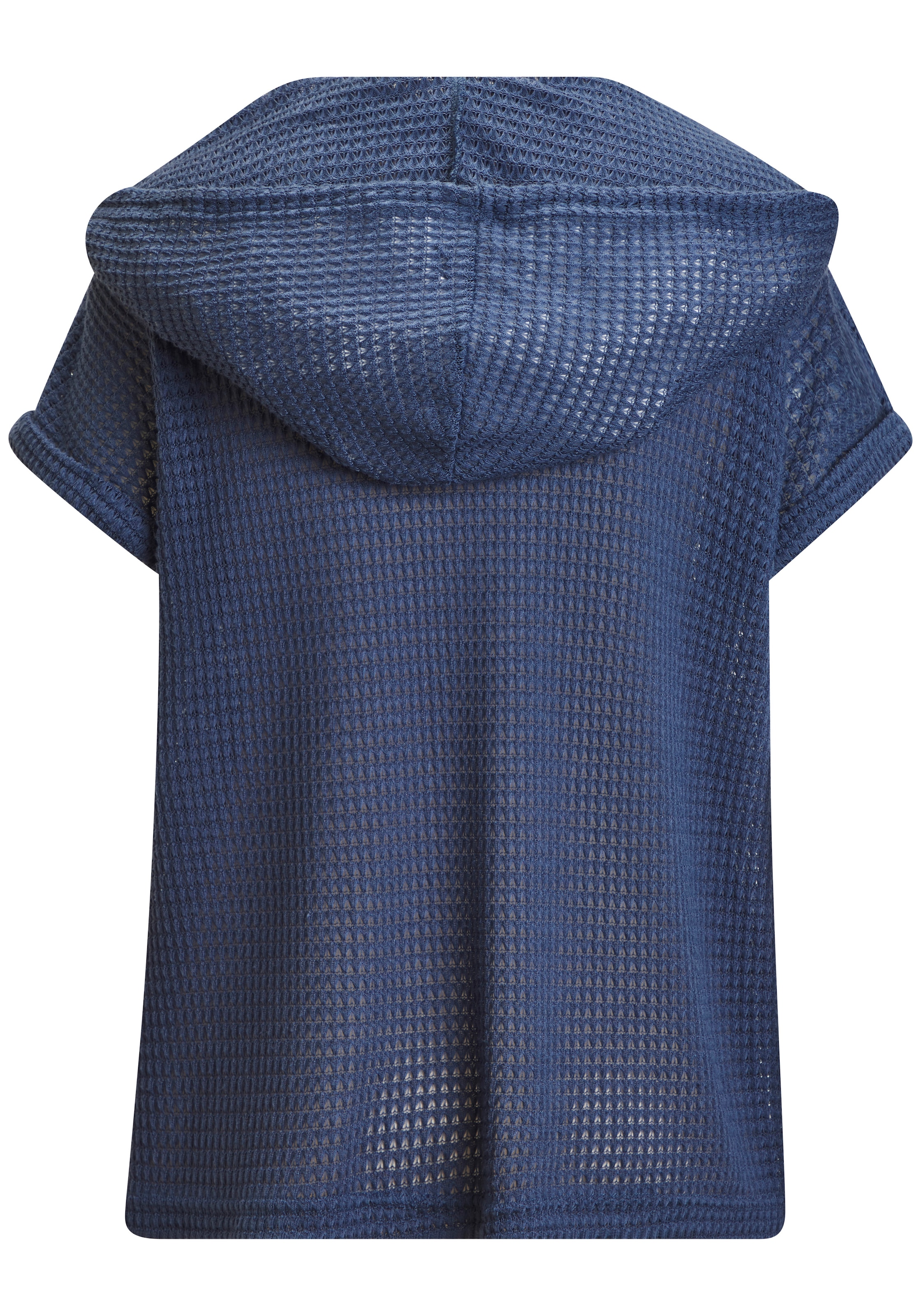 LASCANA Kapuzenshirt »aus sommerlichem Waffelstrick« Sommerhoody mit Knopfleiste