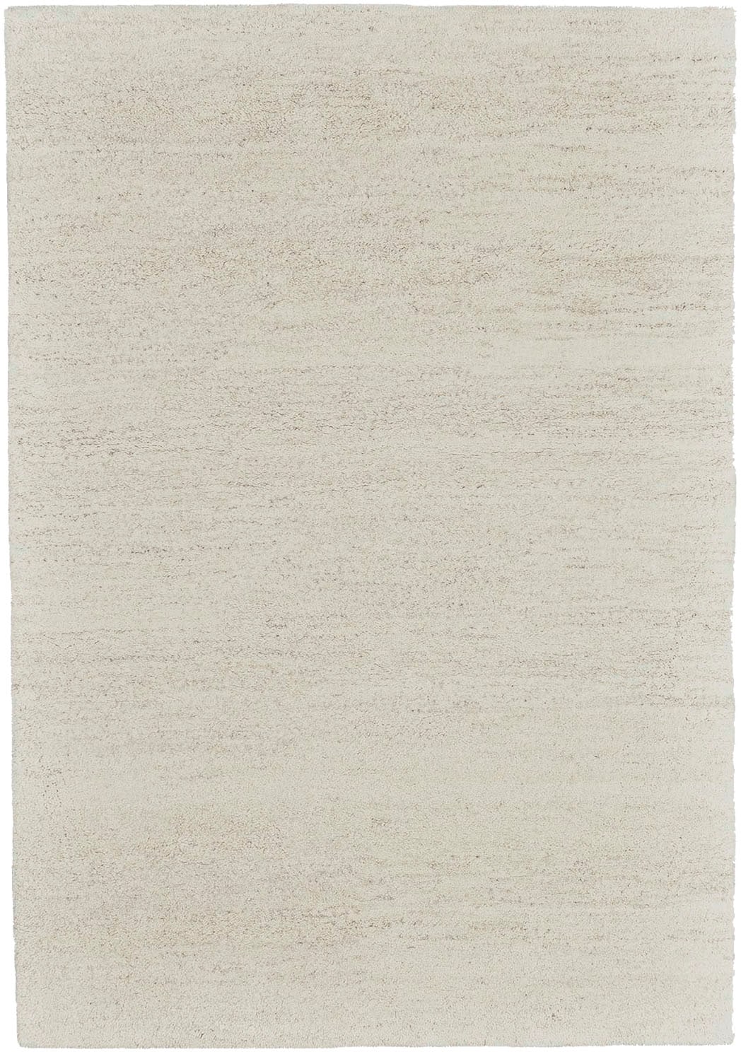 THEKO Tapis en laine »Maloronga Uni« Rectangulaire 24 mm Höhe echter Berber Teppich, reine Wolle, handgeknüpft