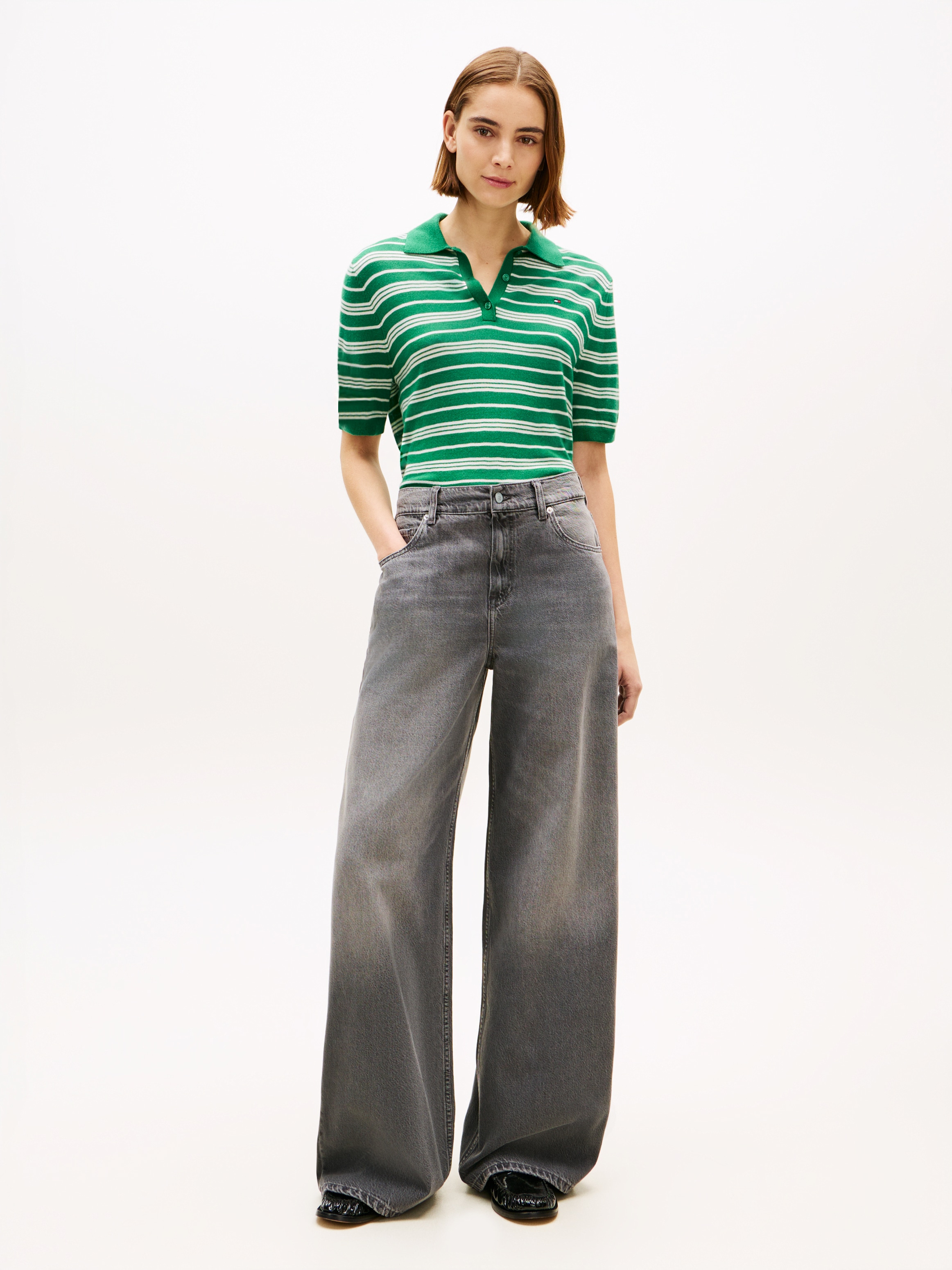 Tommy Hilfiger Jeans taille haute »DNM 70's WIDE LEG HW«