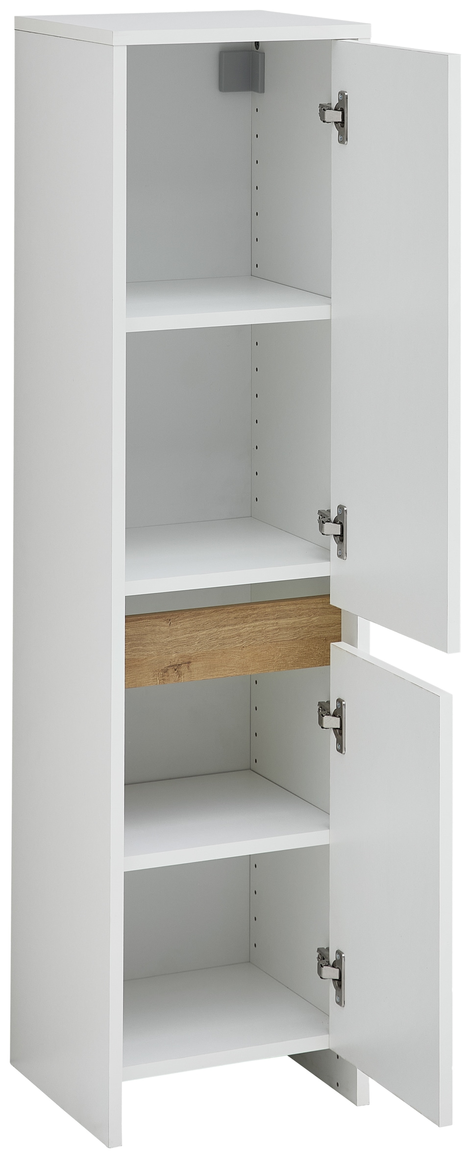 Saphir Armoire intermédiaire »Quickset 100, Badschrank 32,4 cm breit, 2 Türen« 2 étagères amovibles, armoire moyenne pour salle de bains, avec joint accentué