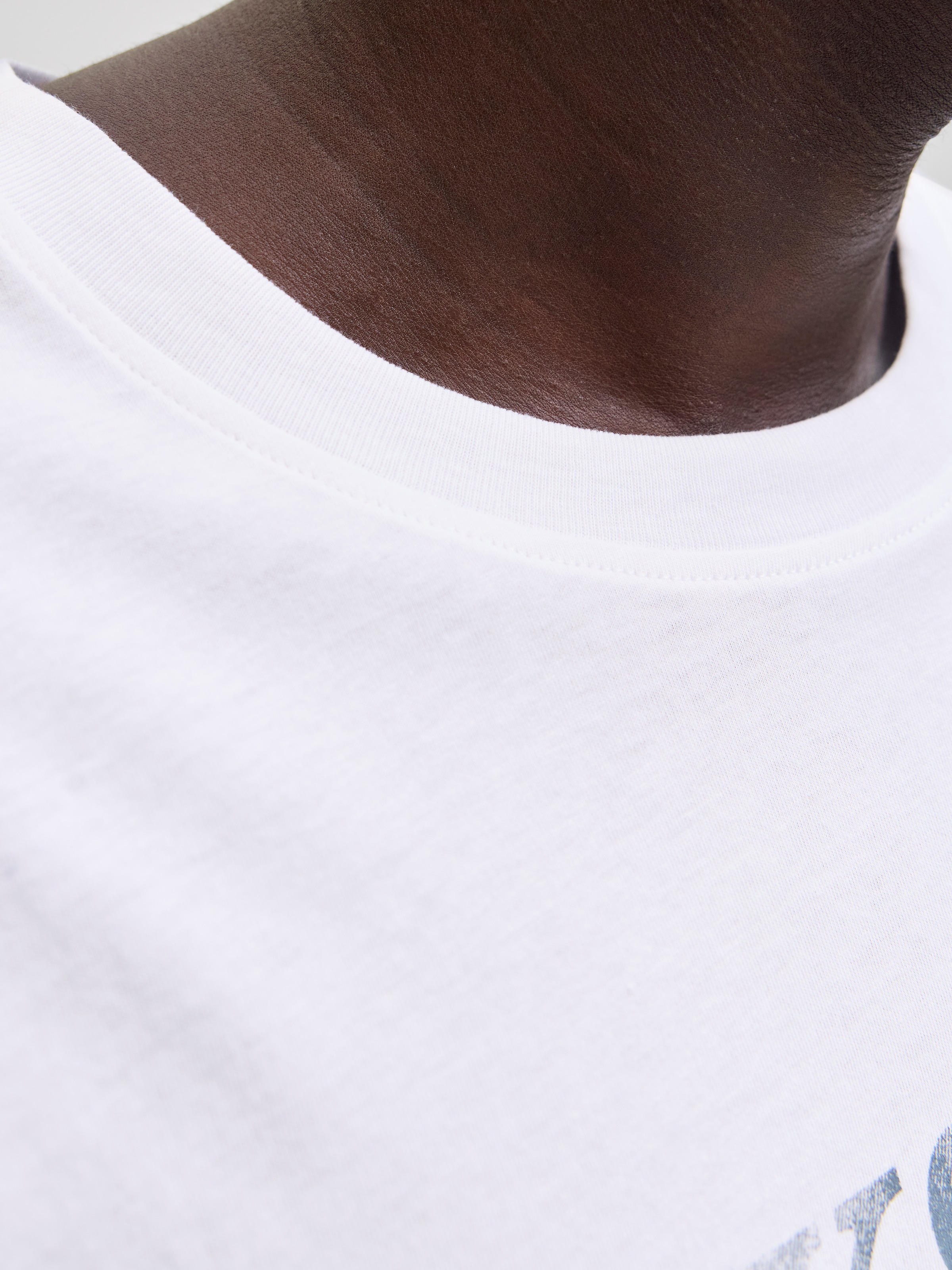 Jack & Jones Rundhalsshirt »JJDEVIN DAYTONA PRINT TEE SS CREW NECK«