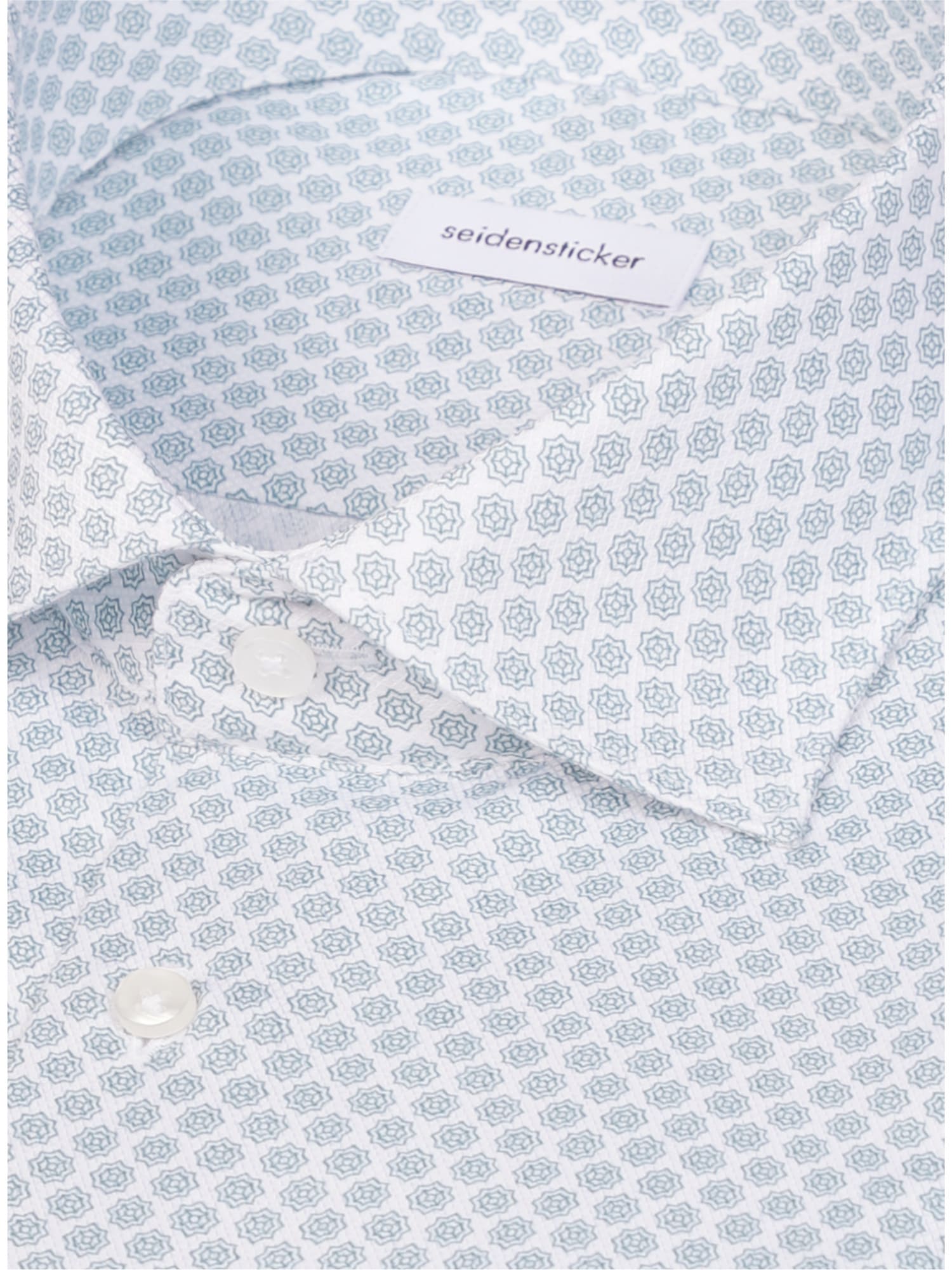 seidensticker Chemise d'affaires »Schwarze Rose« Regular 1/1 Kentkragen Druck