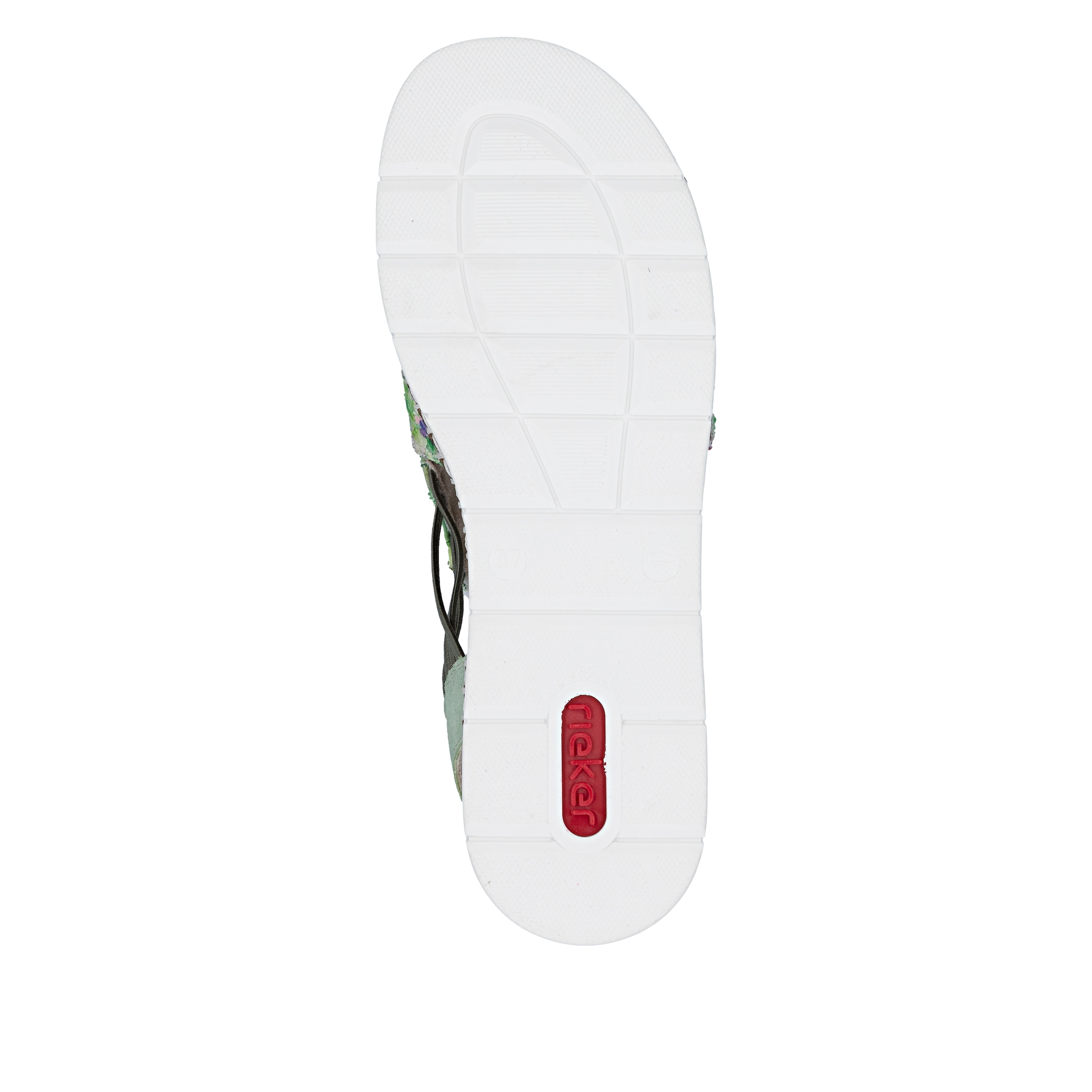 Rieker Sandale  Sommerschuh, Sandalette, Keilabsatz, in modischer Optik