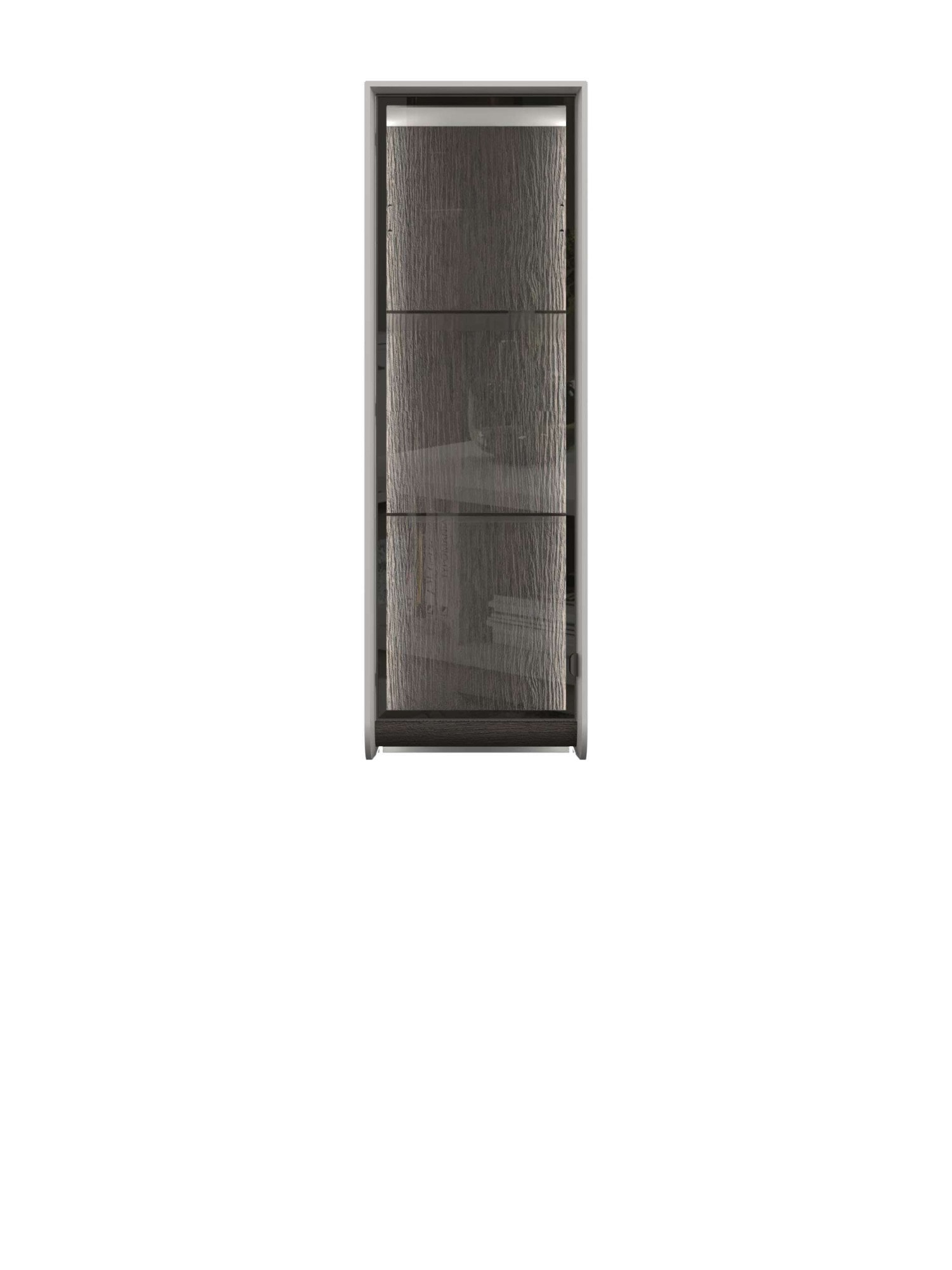 GOODproduct Vitrine suspendue »Soffy Wandschrank, Schwebendes Design für modernen Wohnraum« Laqué UV, fonction soft close, montage mural, poignée métal