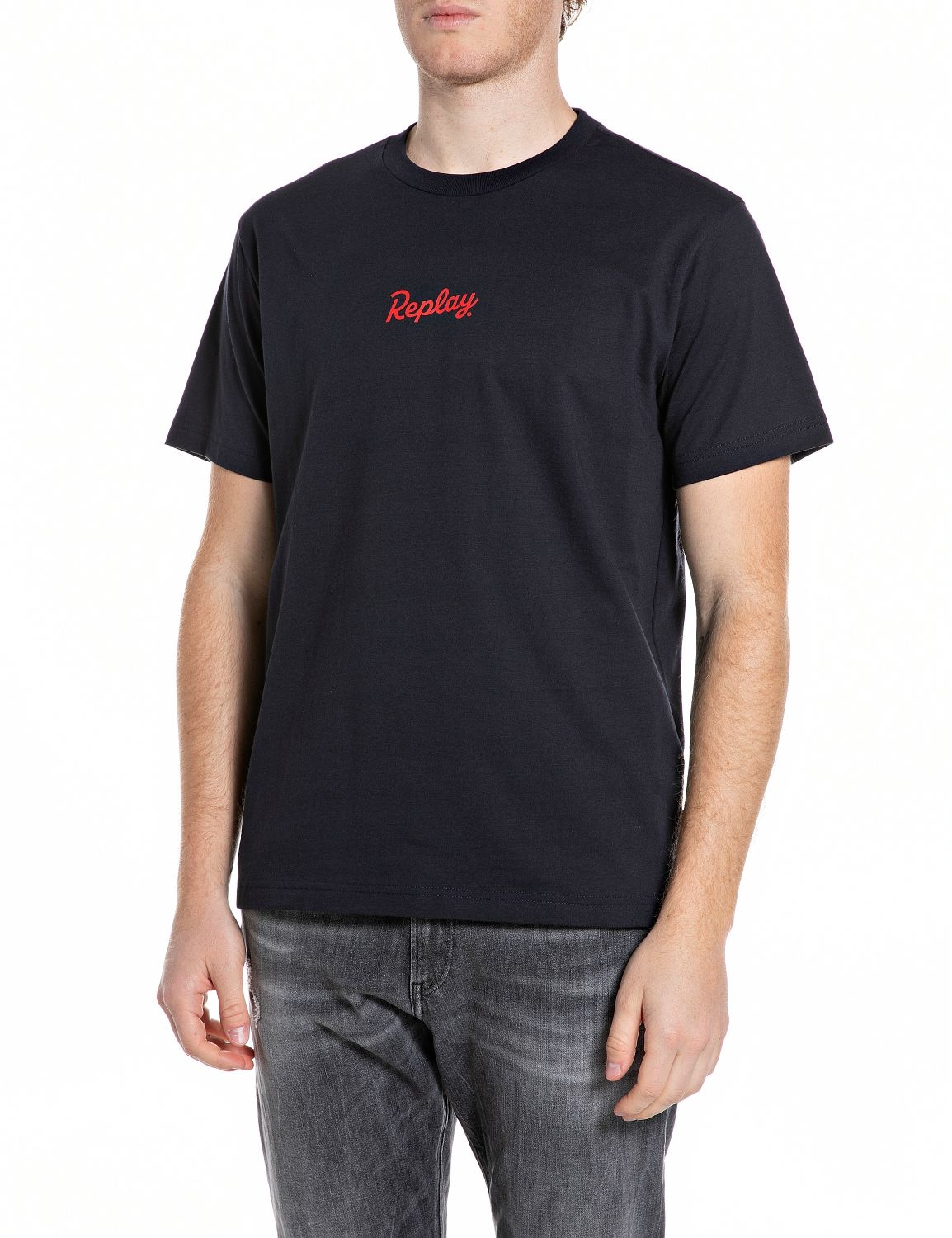 Replay T-shirt En pur coton, avec imprimé