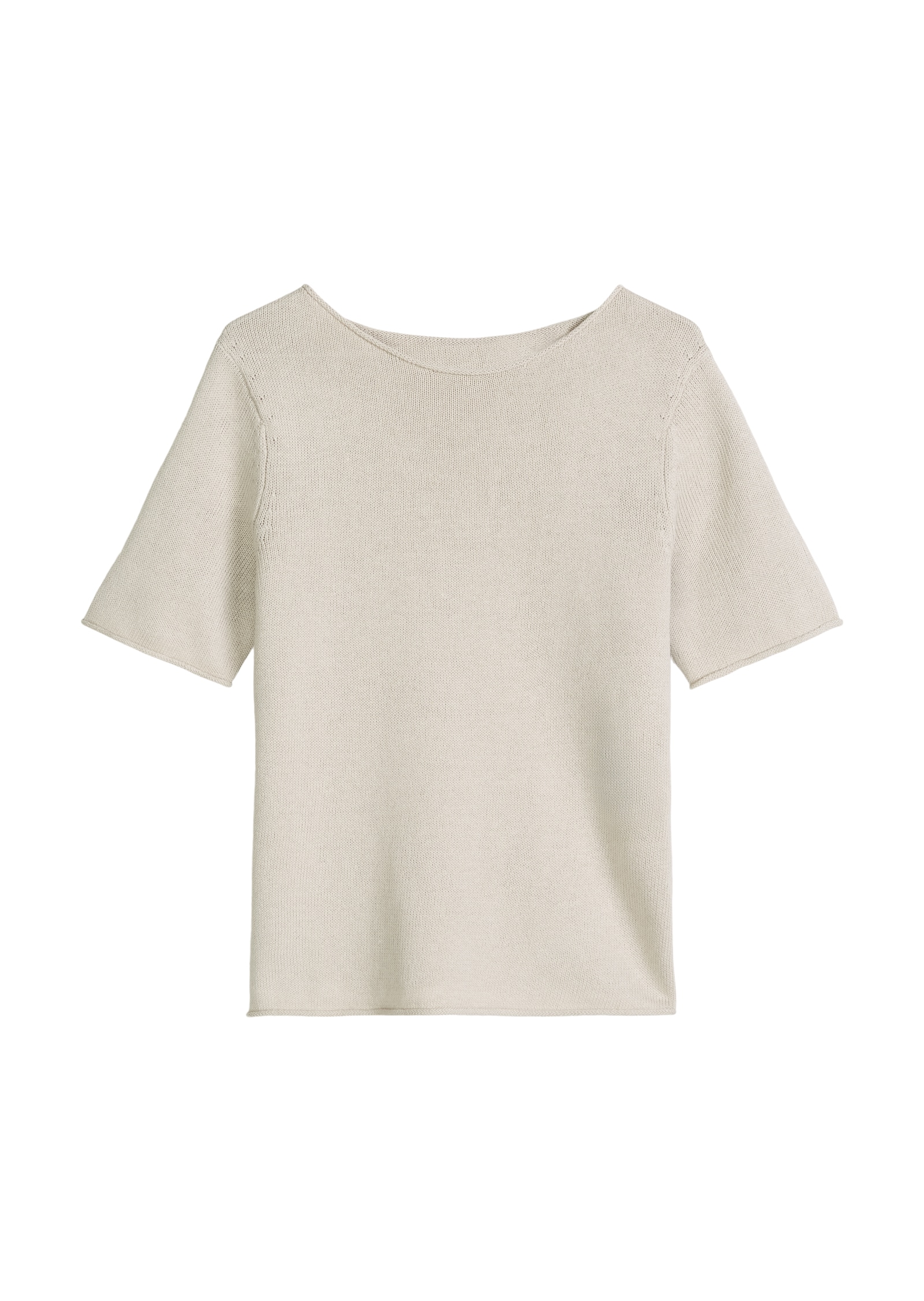 Marc O'Polo Kurzarmpullover regualr fit, mit Rollkanten