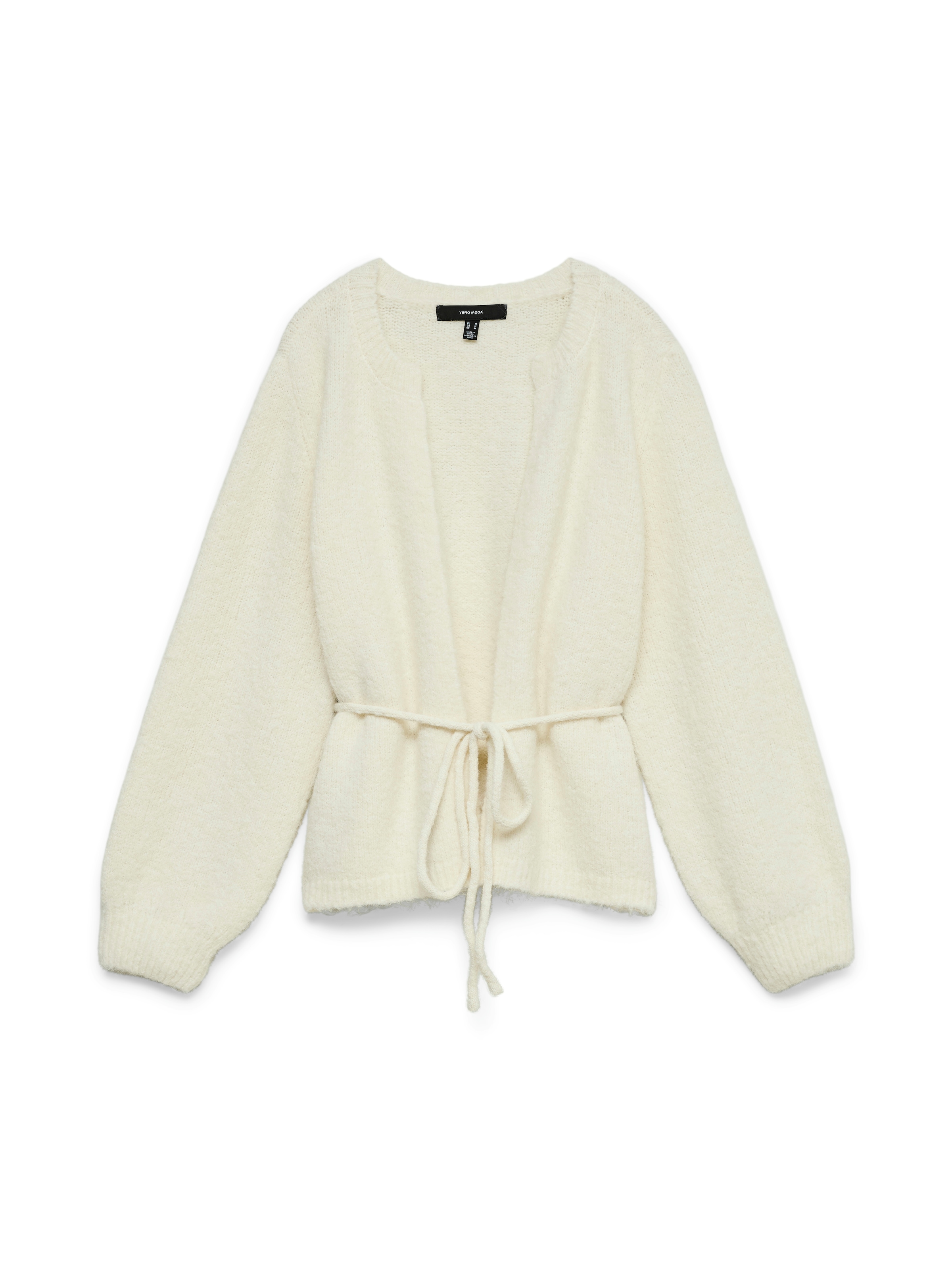 Vero Moda Strickjacke »VMBERRY LS O-NECK TIE CARDIGAN NOOS« Materialmix