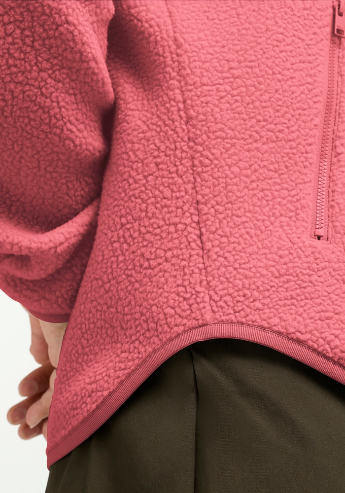 Jack Wolfskin Fleecejacke »LITE CURL FZ W« atmungsaktives Material, elastische Kanten, Reissverschlusstaschen