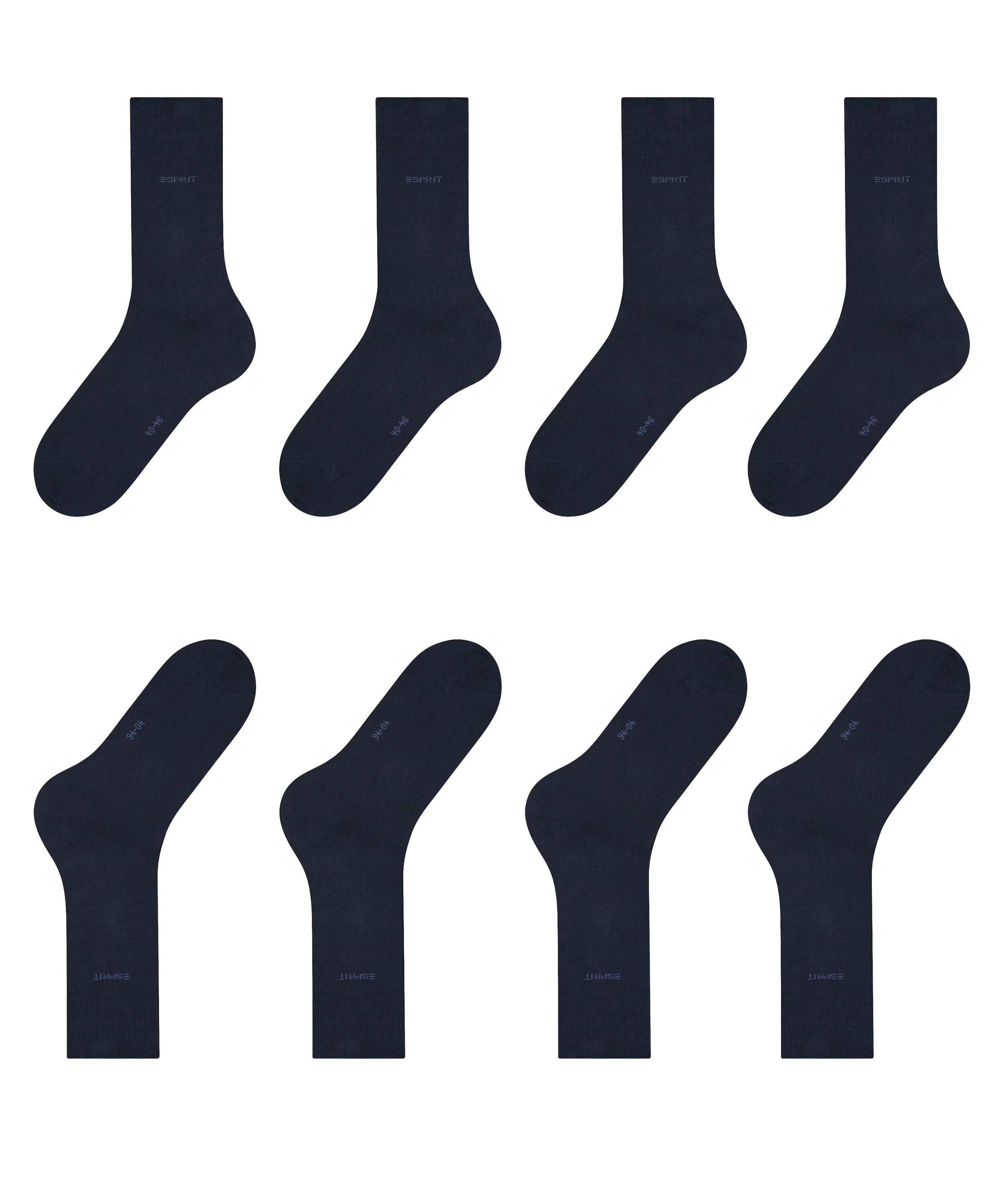 Esprit Chaussettes »Solid« Chaussettes unies, pack avantage basique, hauteur mollet