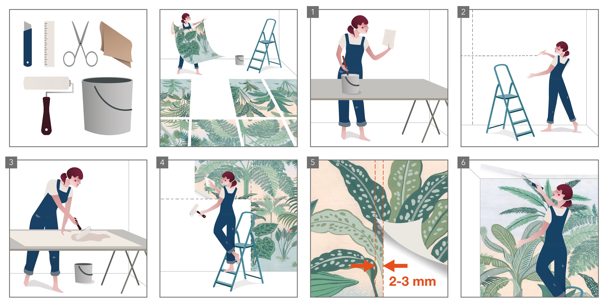 Komar Papier peint photo »Papier Fototapete - Tulips - Grösse 368 x 254 cm« imprimé