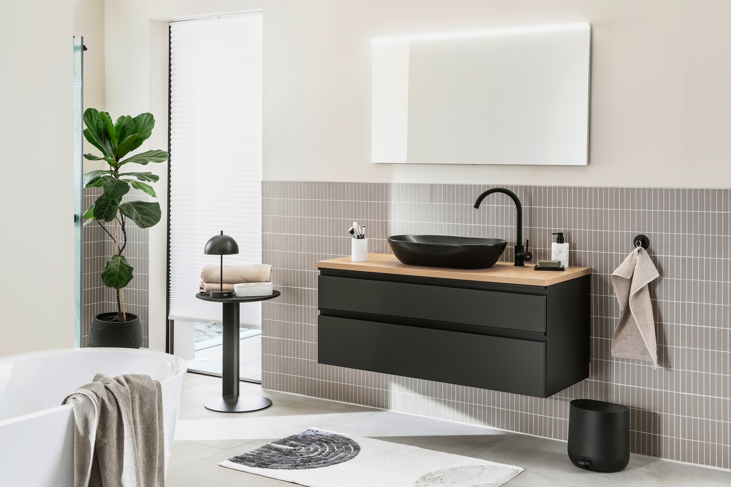 SCHÖNER WOHNEN-Kollektion Tapis de bain »Barbados 233« Höhe 17 mm kuschelweicher Badezimmerteppich, waschbar