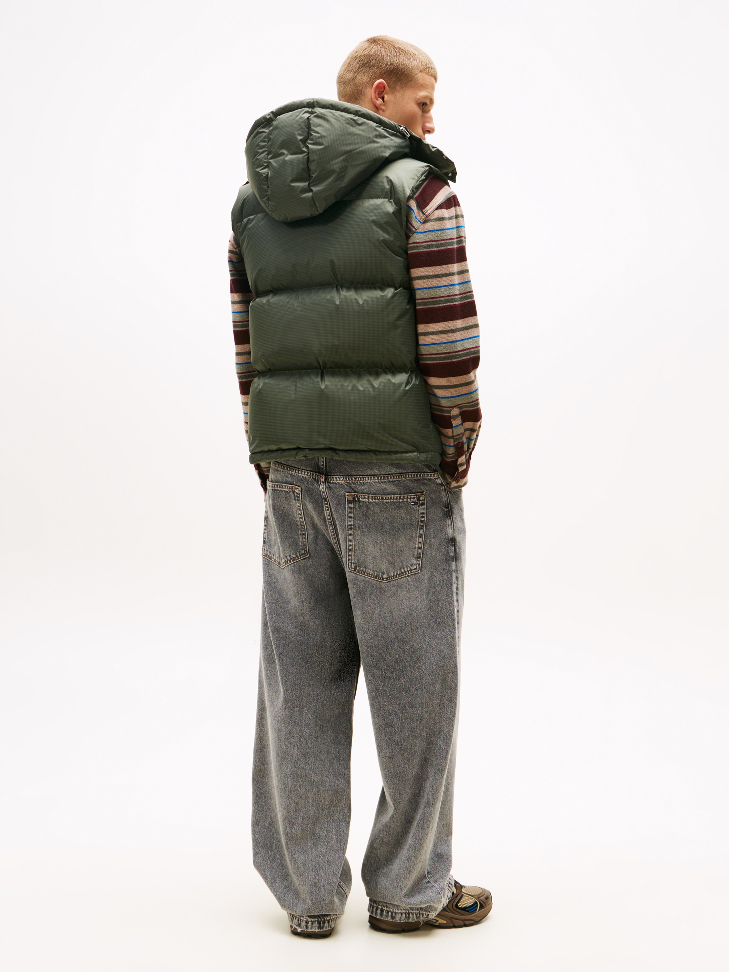 Tommy Jeans Gilet matelassé »ALASKA DOWN VEST« Regular fit mit abnehmbarer Kapuze