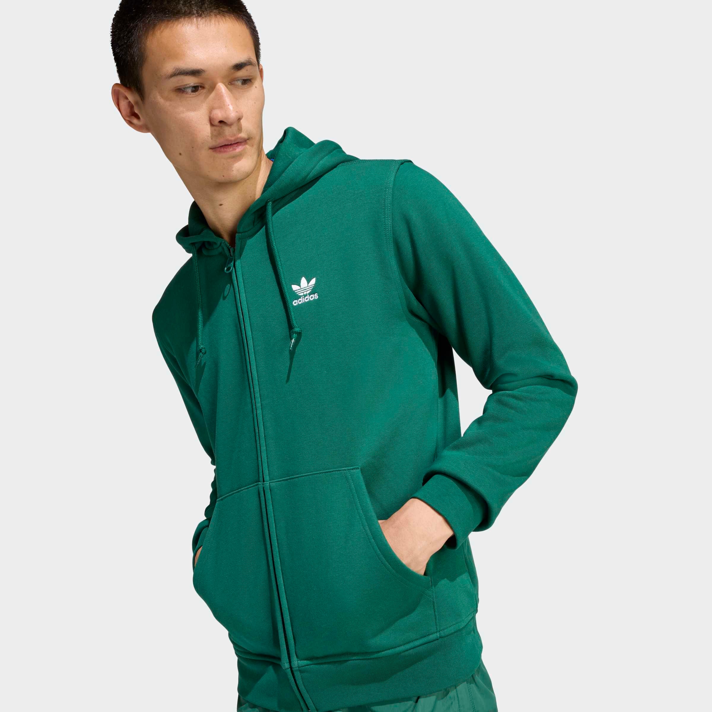 adidas Originals Kapuzensweatshirt »TREFOIL ESSENTIALS«, Full Zip Hoddie, Kapuzenpullover, Kapuzenjacke mit Reissverschluss
