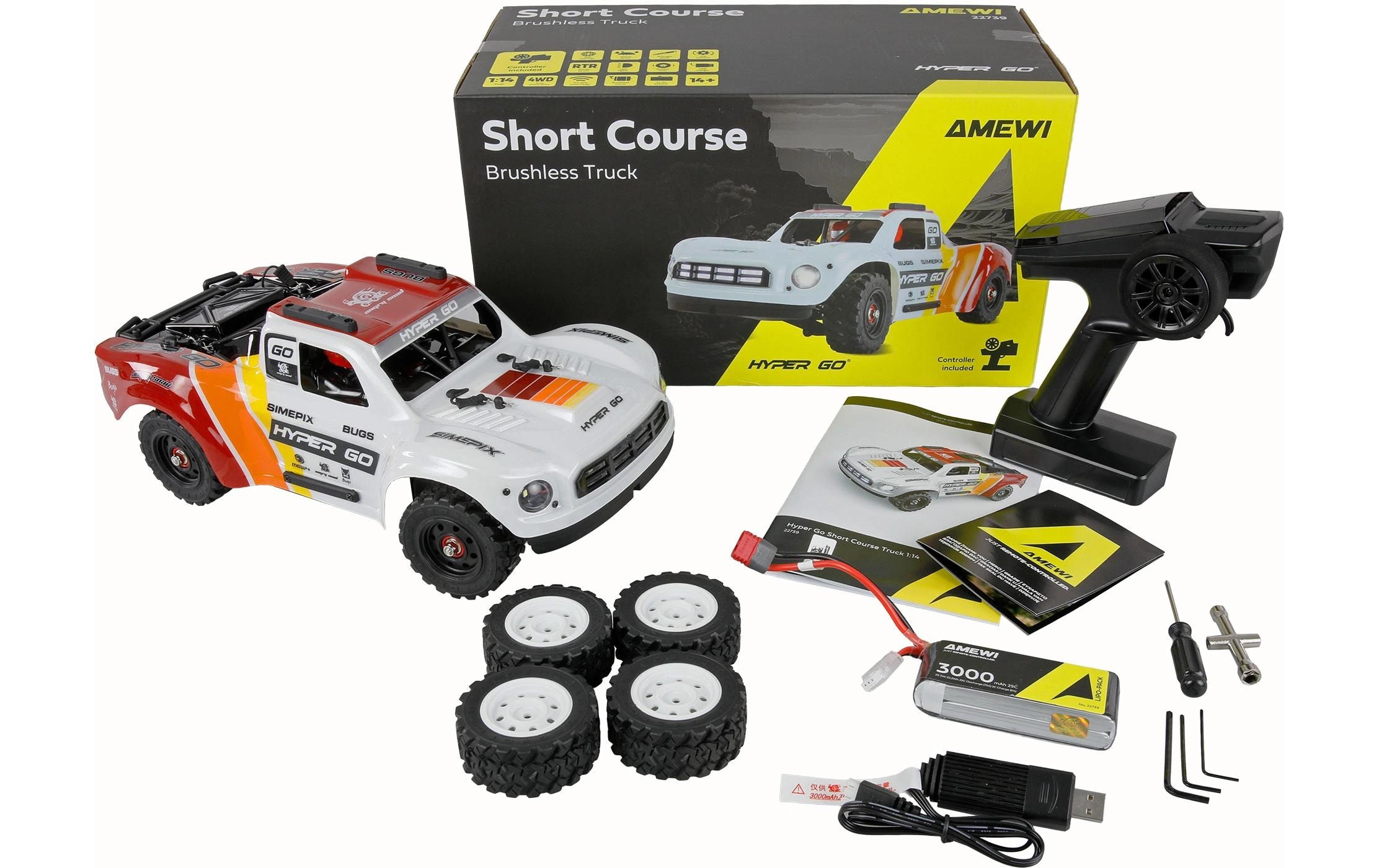 Amewi RC-Auto »Short Course Truck Hyper GO 1:14 RTR« Antrieb 4x4