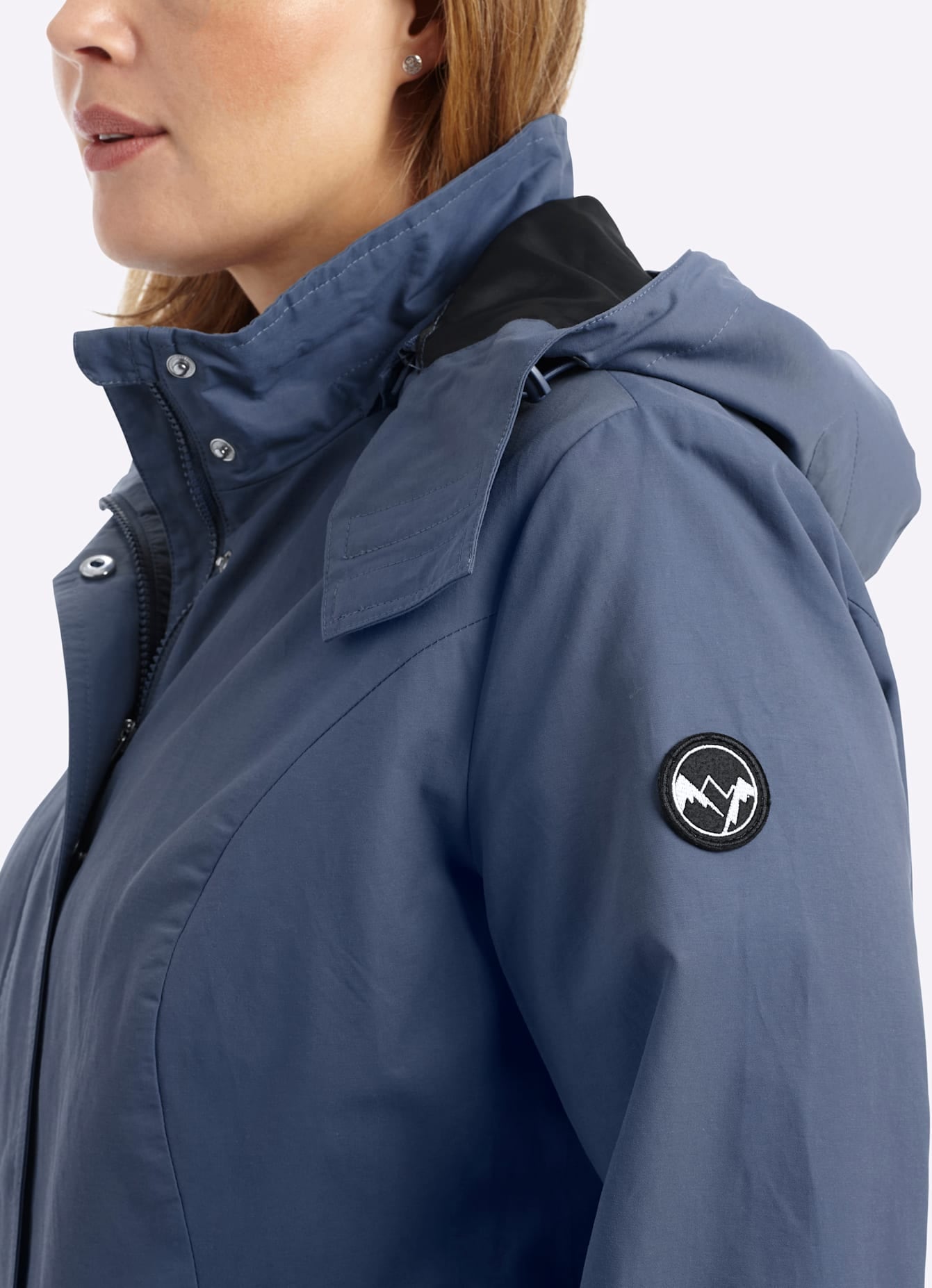Sheego Veste de pluie avec capuche