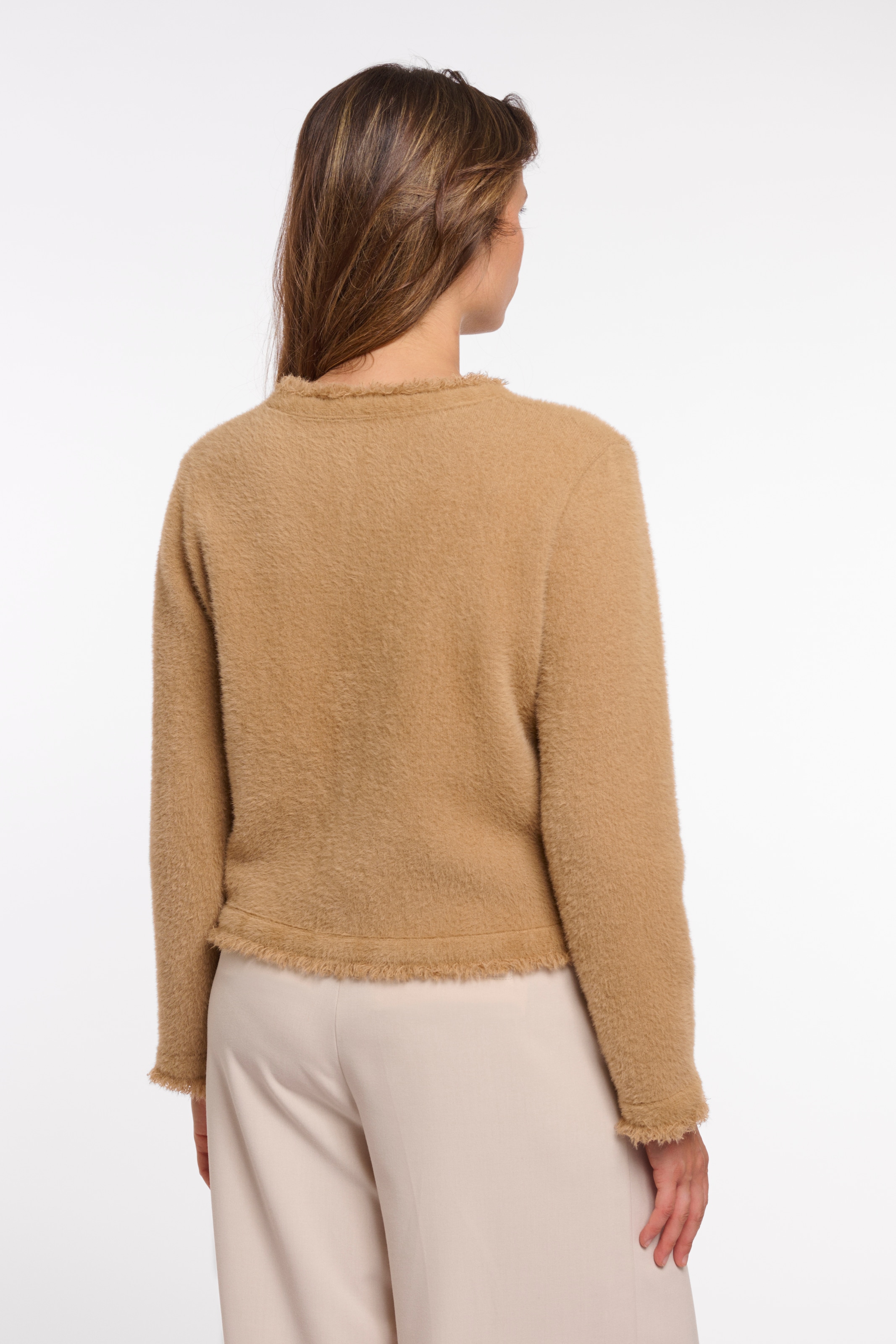 Rino & Pelle Cardigan »VANNA« polaire douillette avec fermeture à boutons et poches plaquées