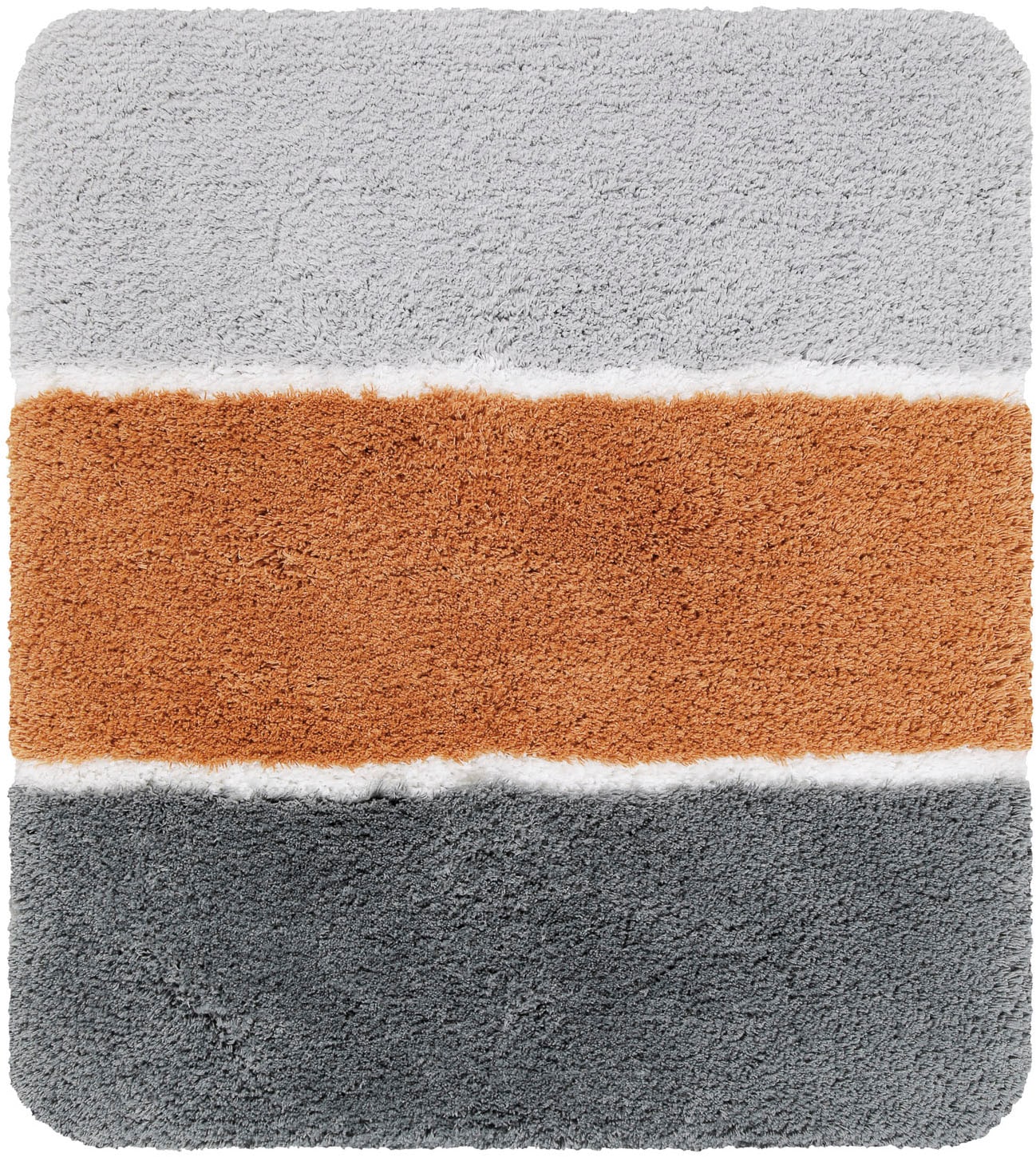 Homie Living Tapis de bain »Rio Marina« Höhe 30 mm flauschiger Badteppich, modern gestreift, waschbar, Badezimmerteppich