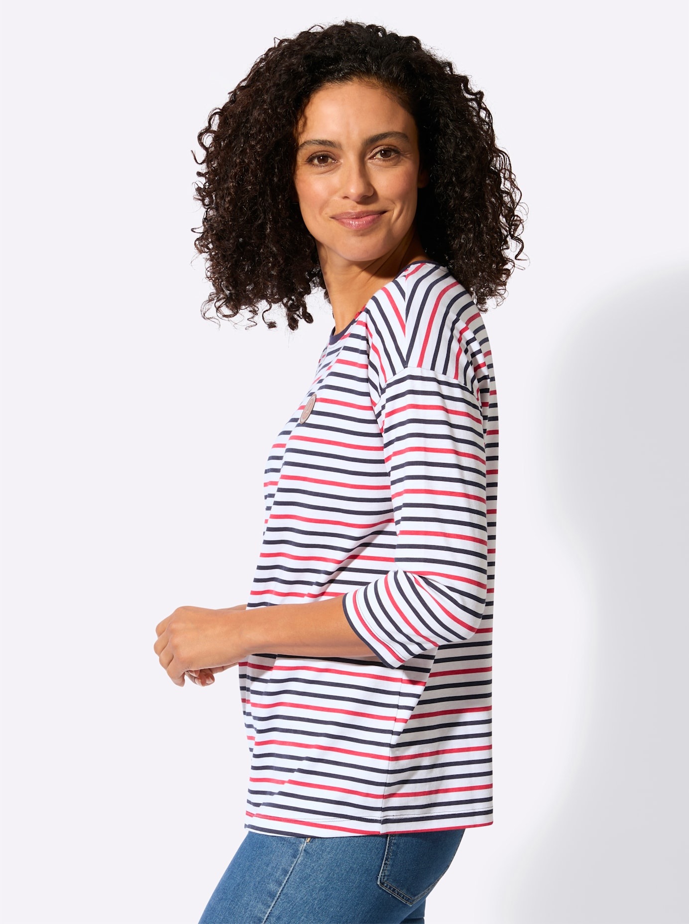 Casual Looks T-shirt à manches 3/4 »Ringelshirt« 1 pièces