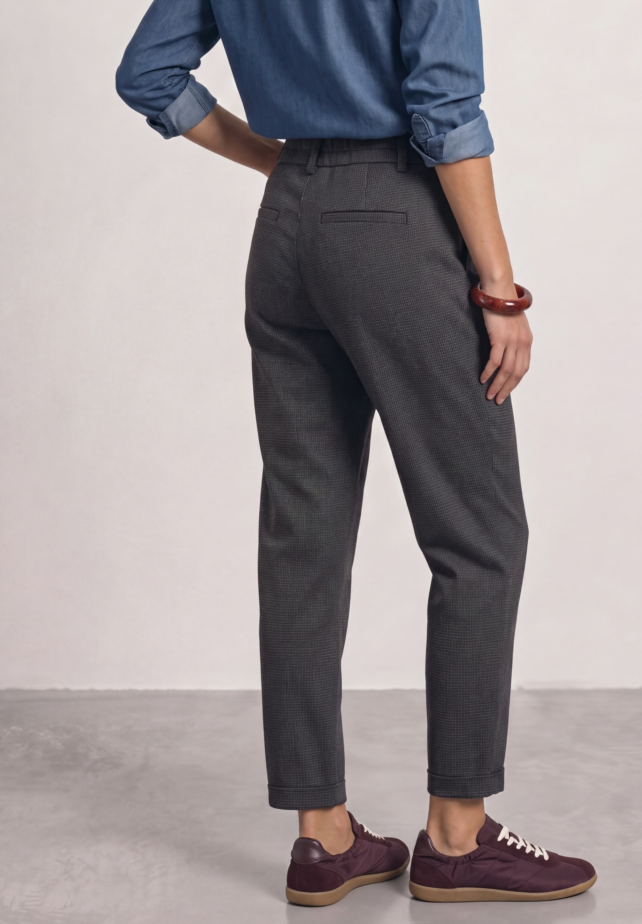 STREET ONE Chinos  coupe décontractée et à motif minimaliste