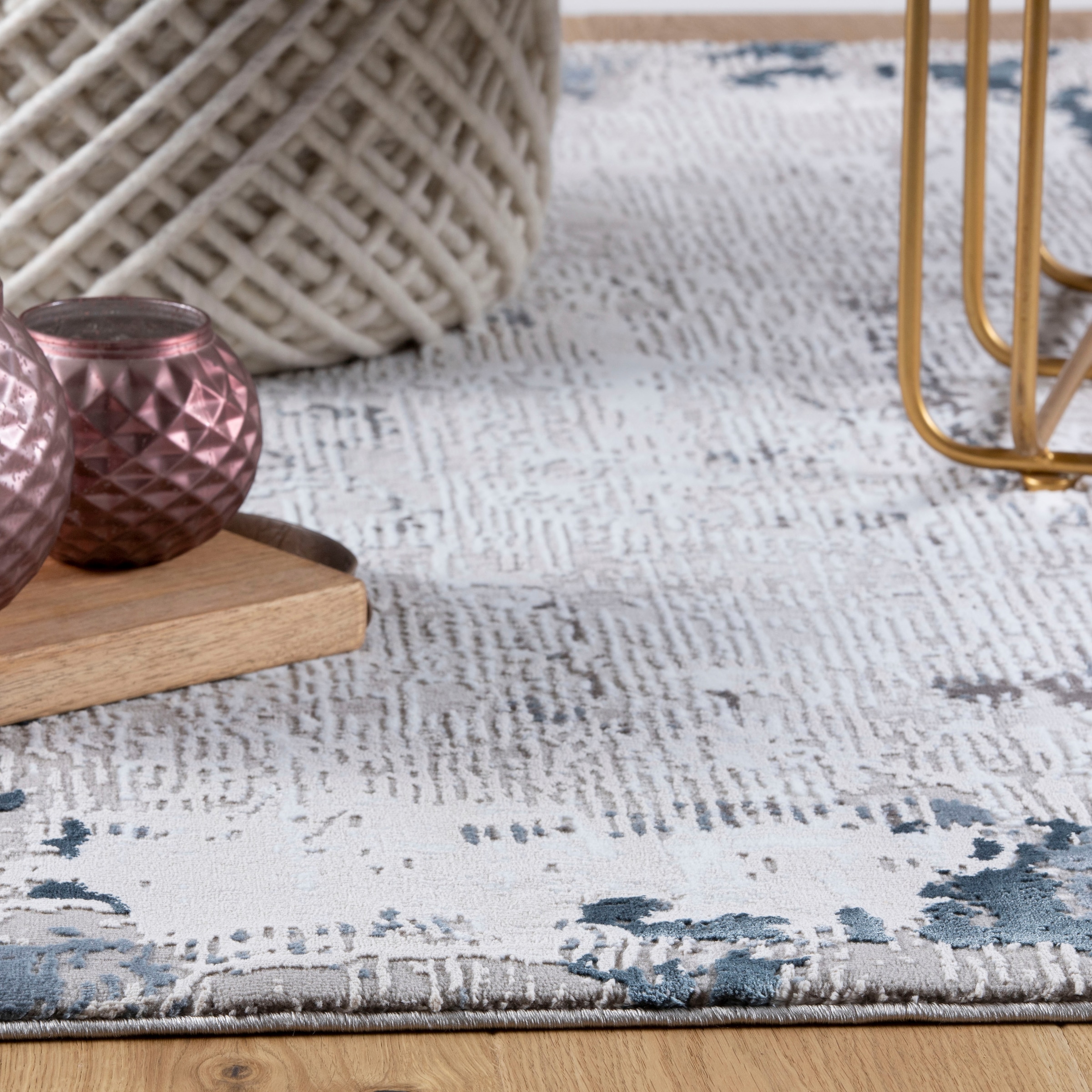 Obsession Teppich »My Opal 912« rechteckig 10 mm Höhe modernes Vintage Design, ideal im Wohnzimmer & Schlafzimmer