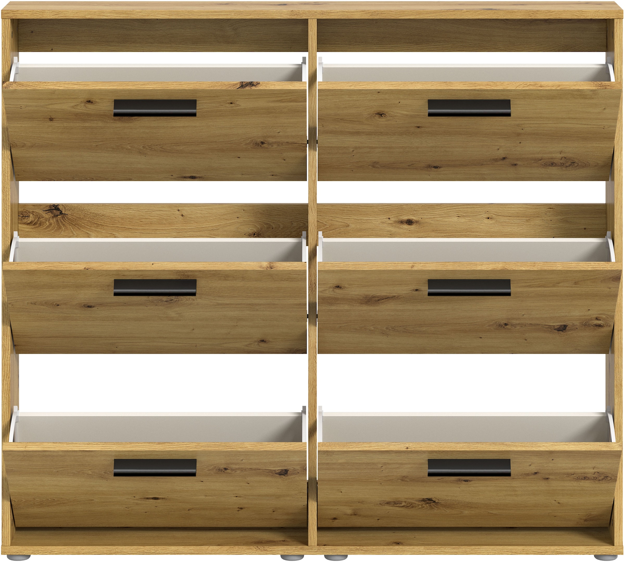 HBZ Schuhkipper »Sam Schuhkipper, Schuhschrank BxHxT 116x103x17 cm« 1 Stk. tlg. mit 6 Klappen