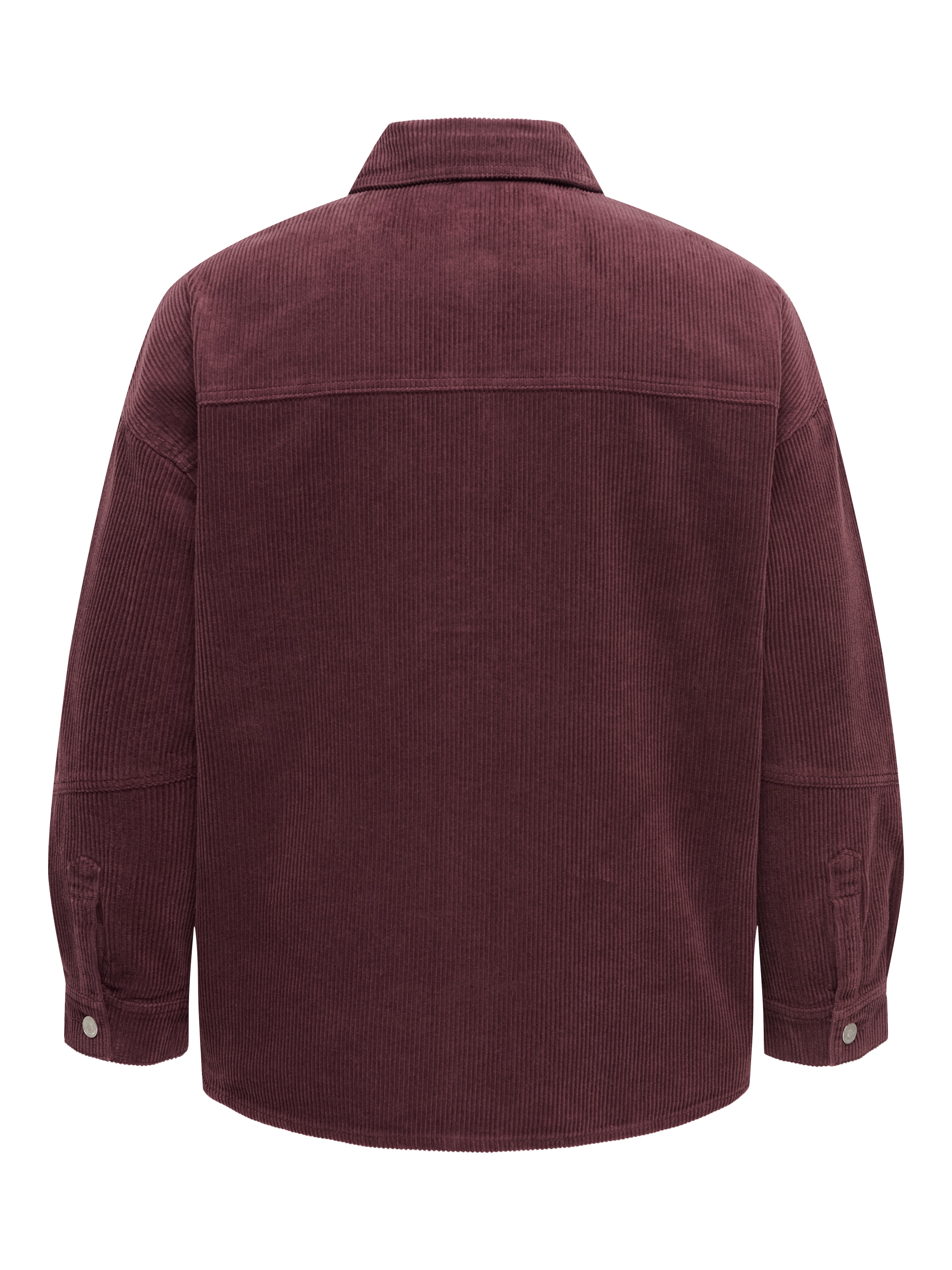 ONLY CARMAKOMA Blouse à manches longues »CARTIGGY L/S CORD SHACKET PNT NOOS« Coton, velours côtelé