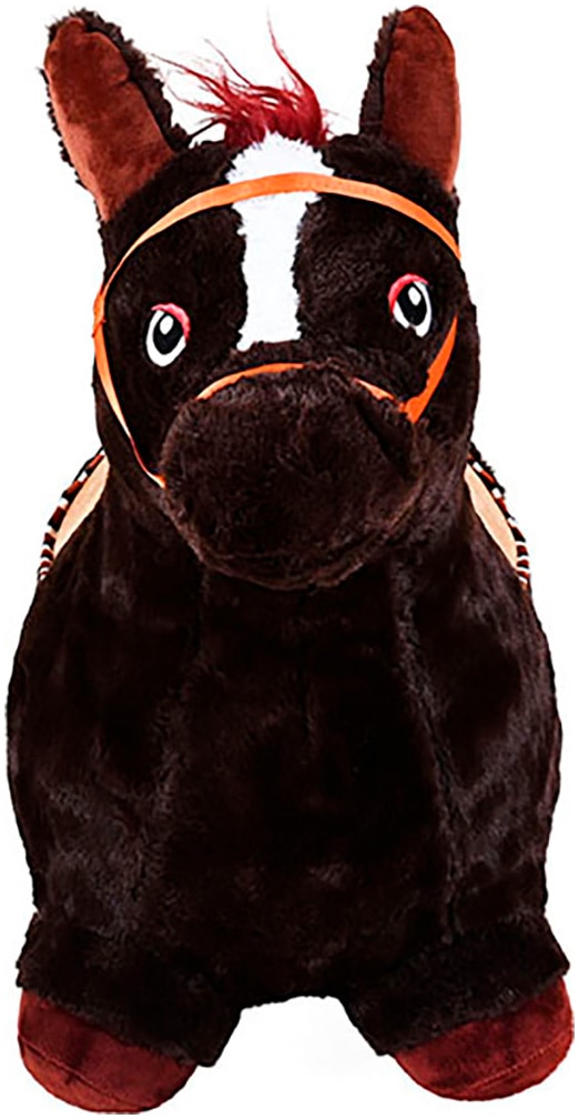 Knorrtoys® Animal gonflable »Pferd braun« inkl. Luftpumpe, mit Kuschelbezug