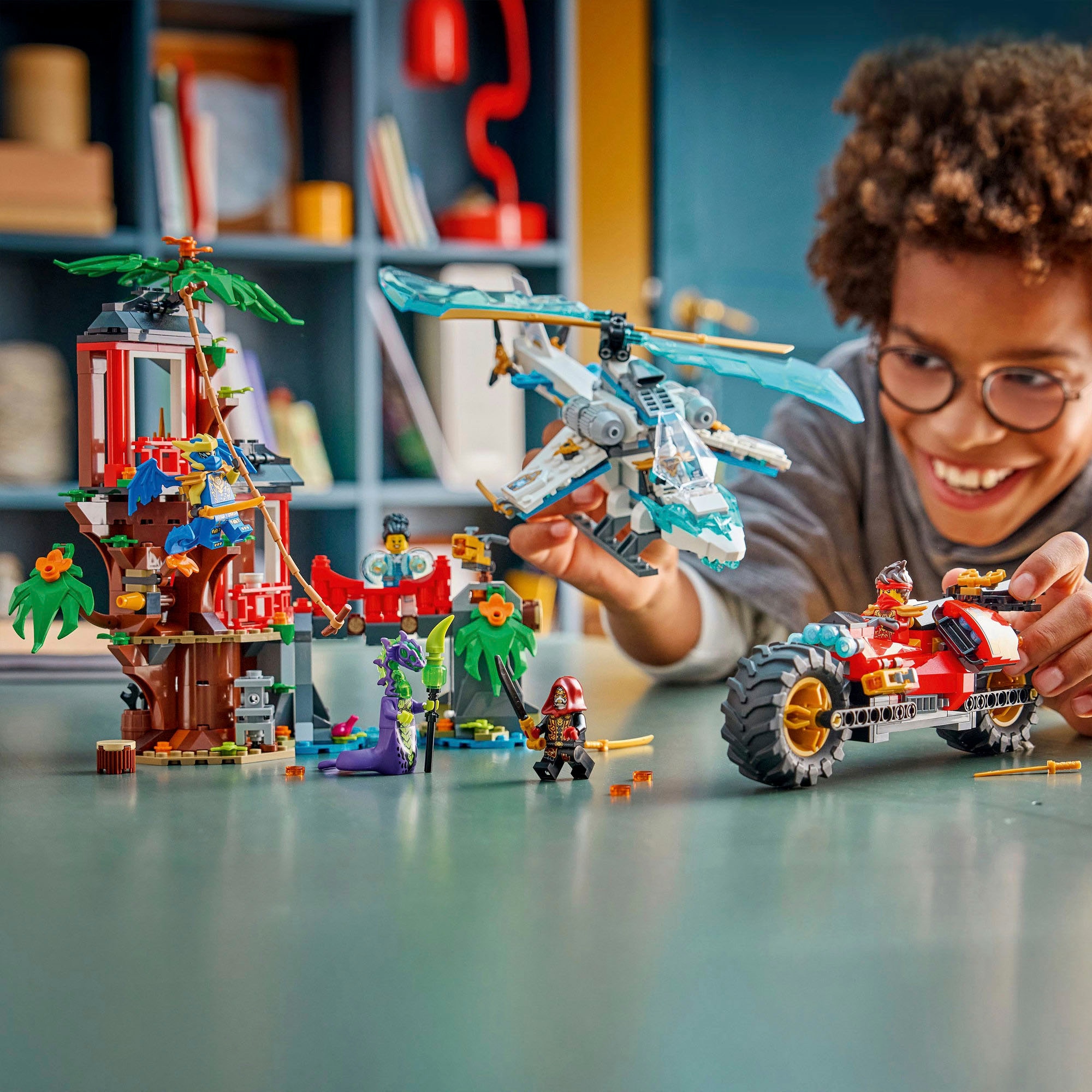 LEGO® Pions de construction »Showdown am Baumhaus mit dem Ninja-Bike (71857), LEGO Ninjago«