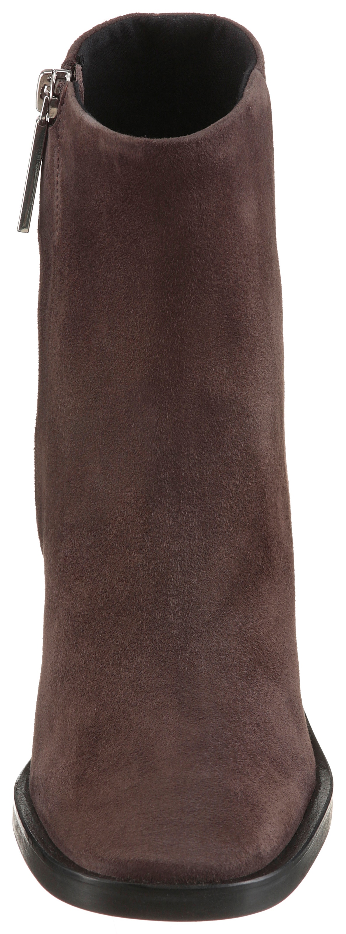 Calvin Klein Bottines »BLOCK HEEL ZIP BOOT SUE«  bottes classiques, talon bloc, avec logo CK latéral sur la tige