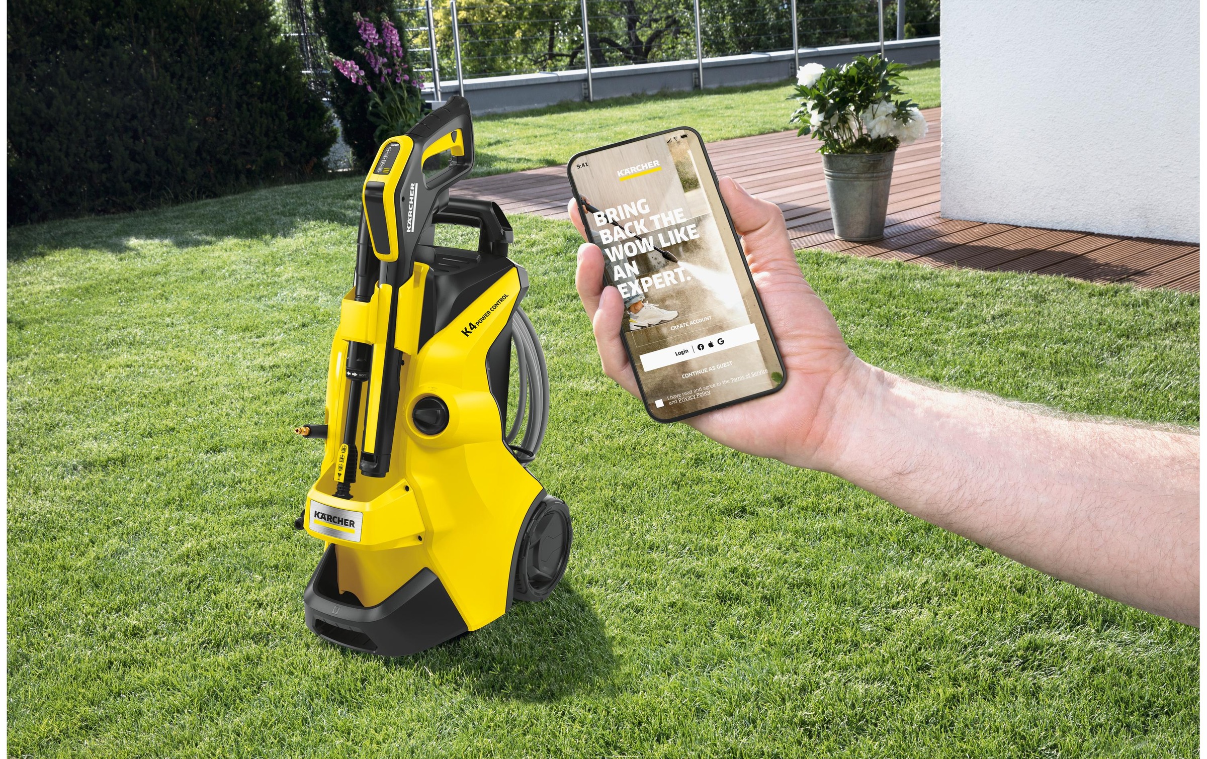 KÄRCHER Nettoyeur haute pression »K 4 Power Control Flex Car & Home Kit«