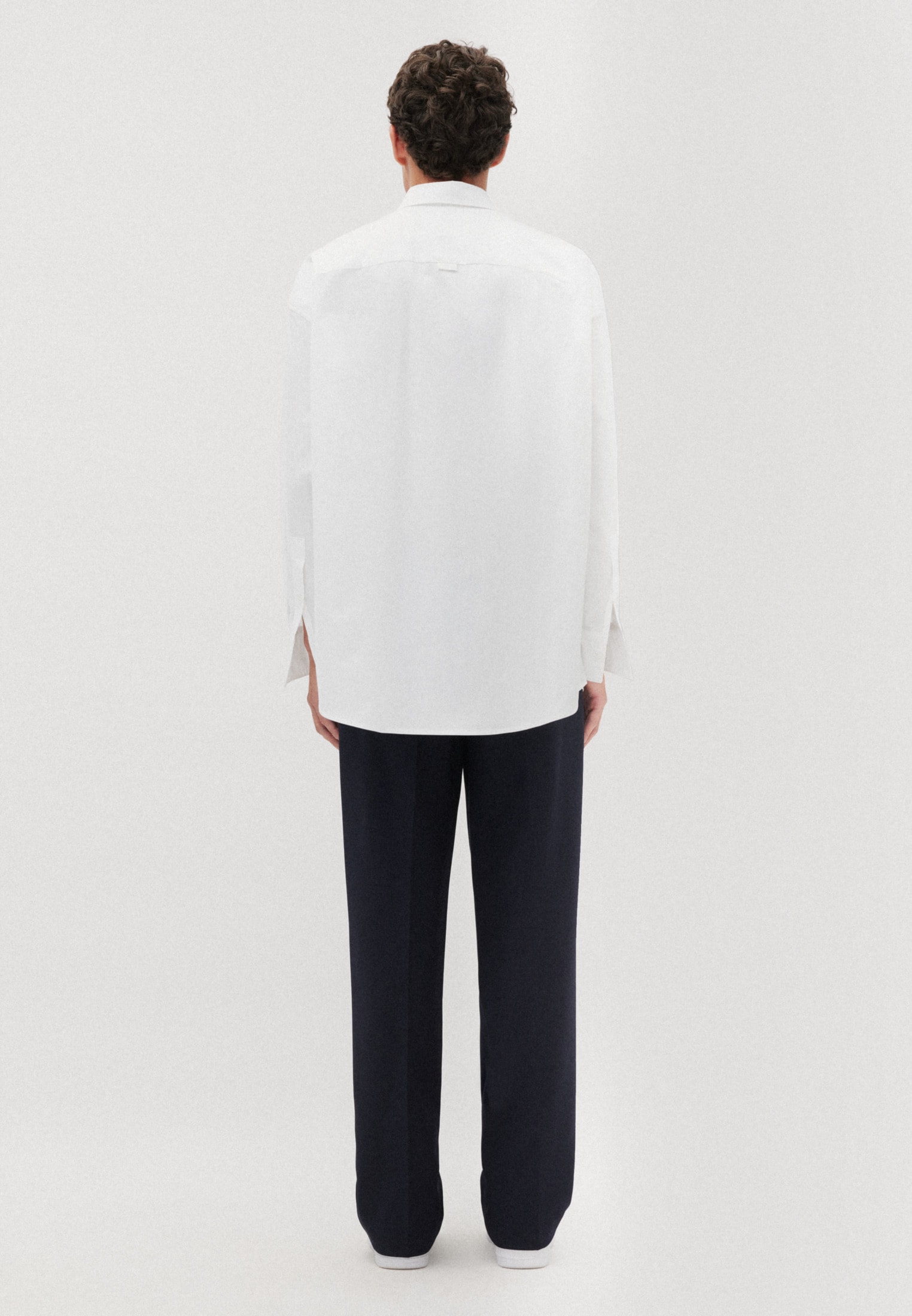 studio seidensticker Businesshemd Oversized Langarm Kentkragen Uni