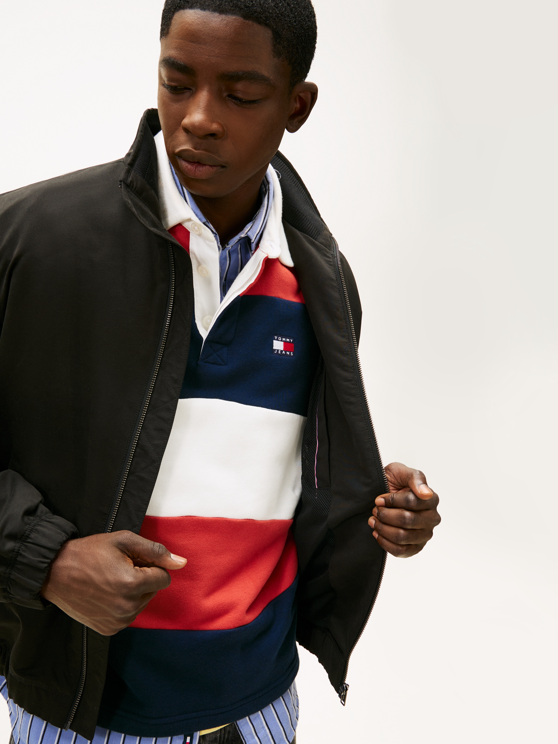 Tommy Jeans Blouson »TJM ESSENTIAL« ohne Kapuze