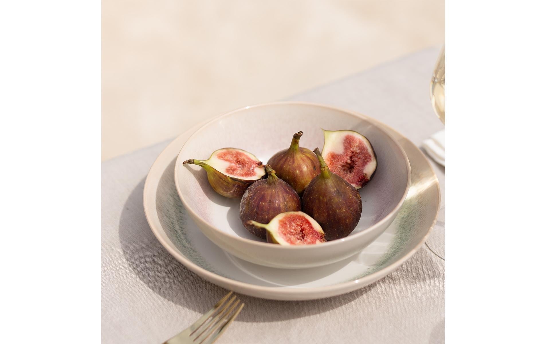   Dessertschale »Lunasol Elements Vulcano Sand le cliff 4 Stück 18 cm« aus Steingut