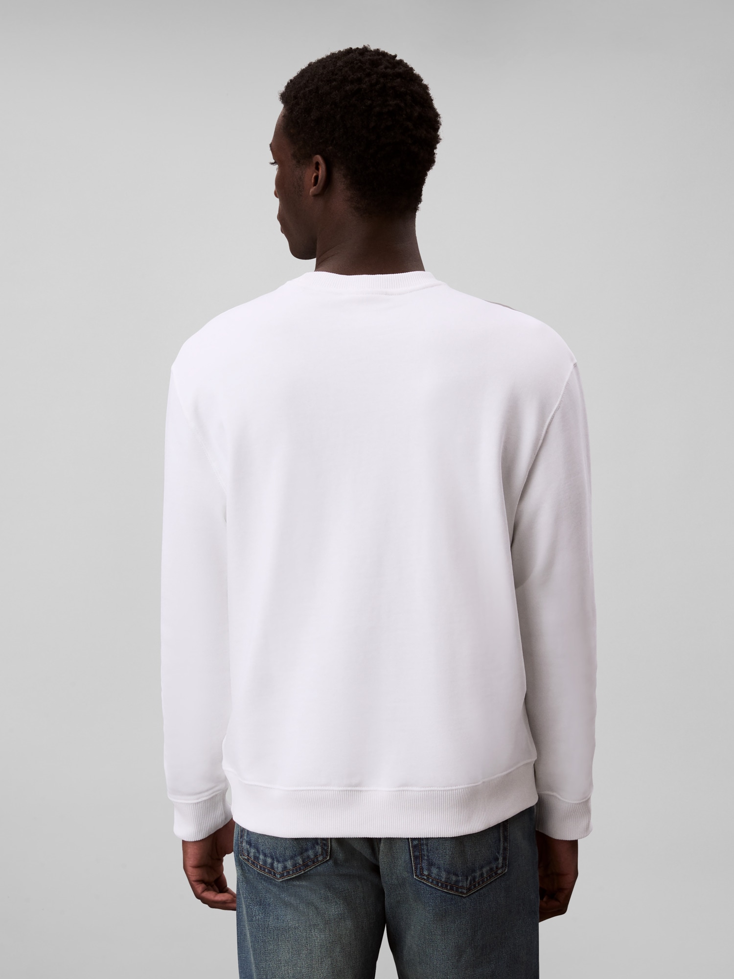 Calvin Klein Jeans Sweat-shirt »LS EU 350TERRY CK OVERLAP GRAPHI«, Col rond, coupe régulière
