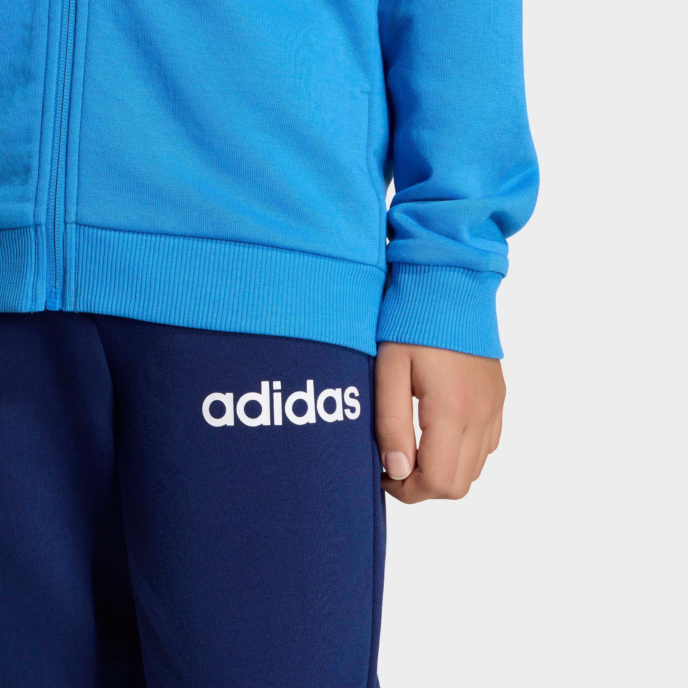 adidas Sportswear Combinaison d'entraînement »ESSENTIALS KINDER« 2 pièces zweiteilig, aus Baumwolle und Polyester, weiches French Terry