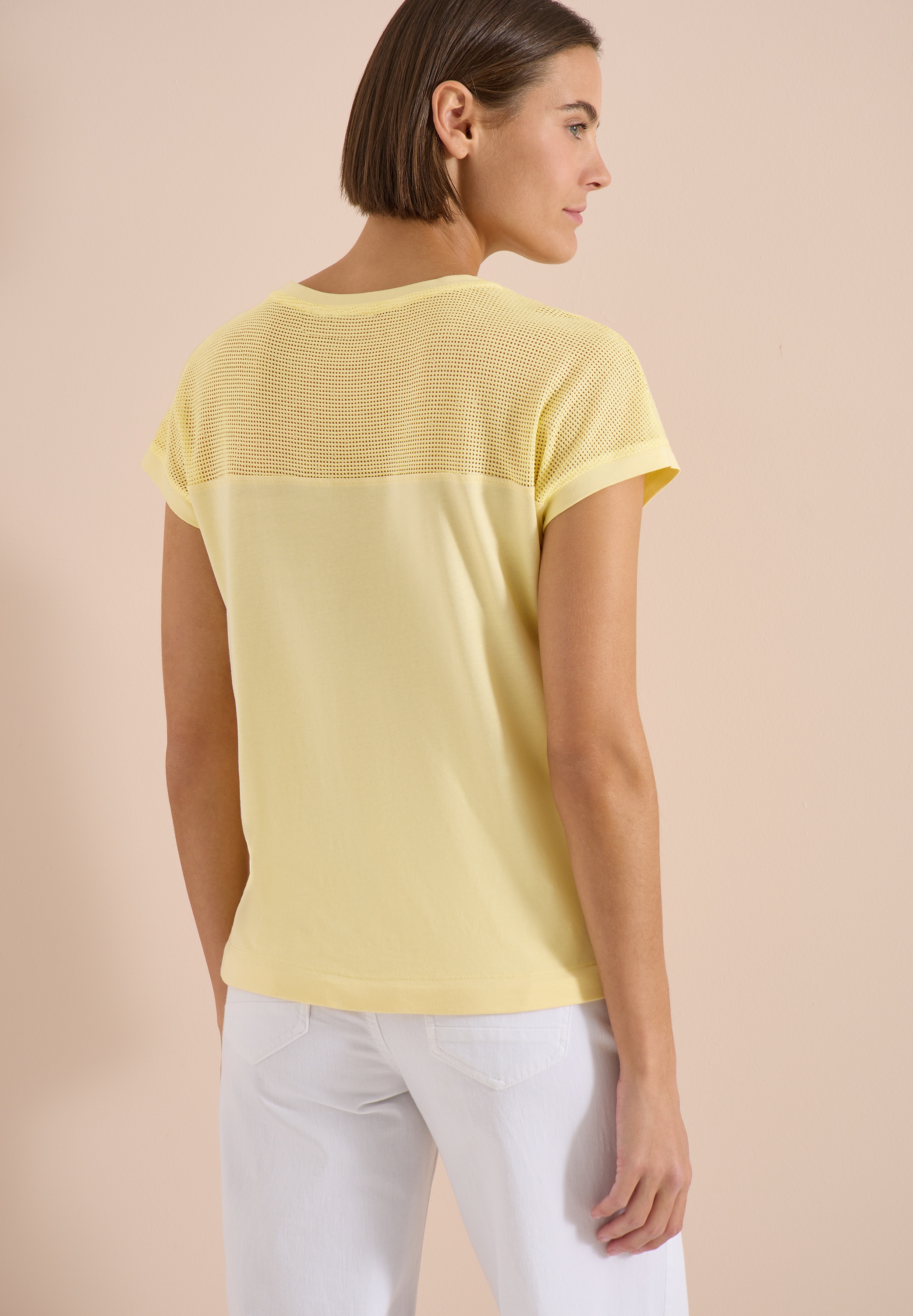Cecil T-shirt Légèreté estivale grâce au détail en mesh