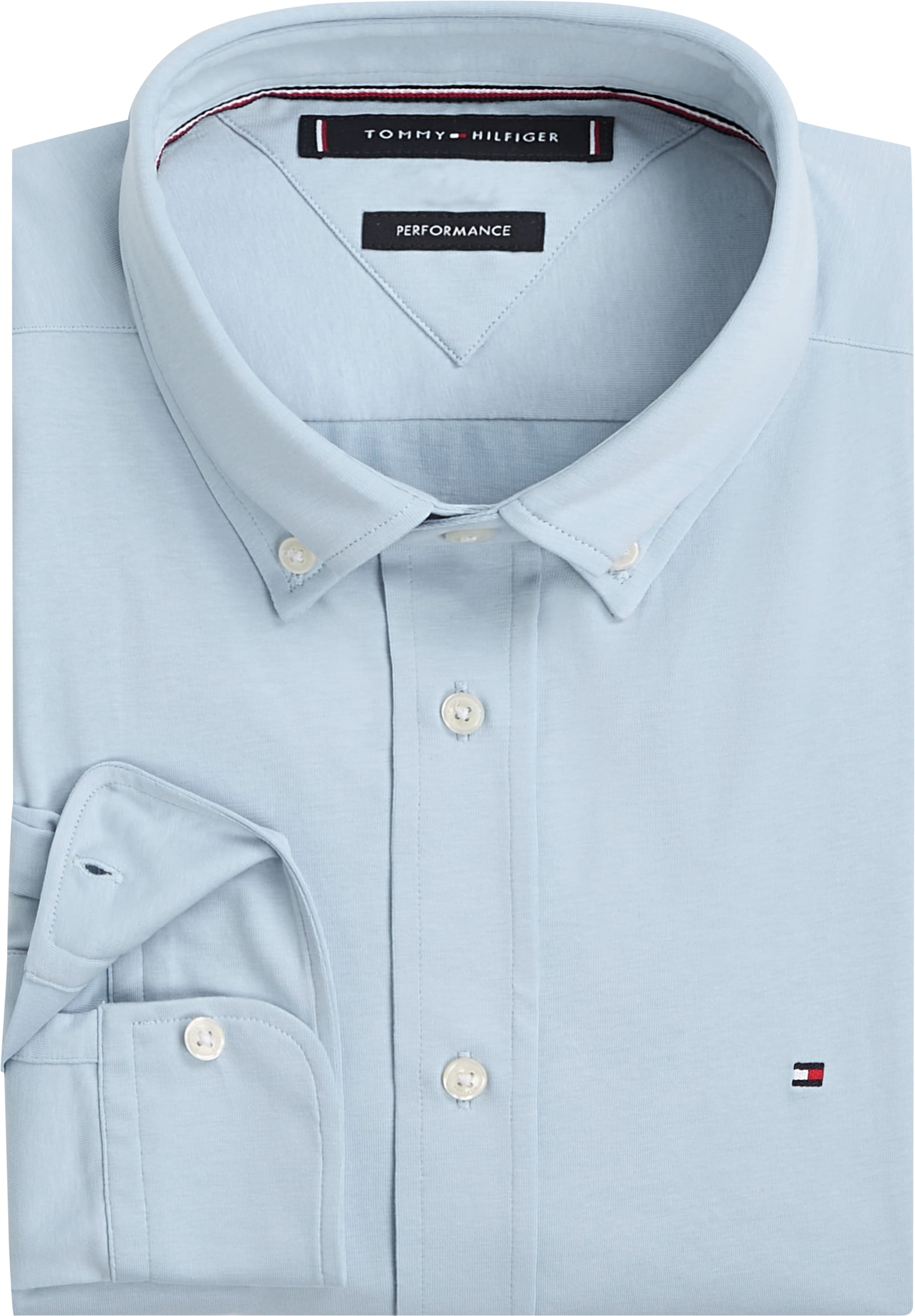 Tommy Hilfiger Chemise à manches longues »PERFORMANCE KNIT SOLID LS SHIRT«