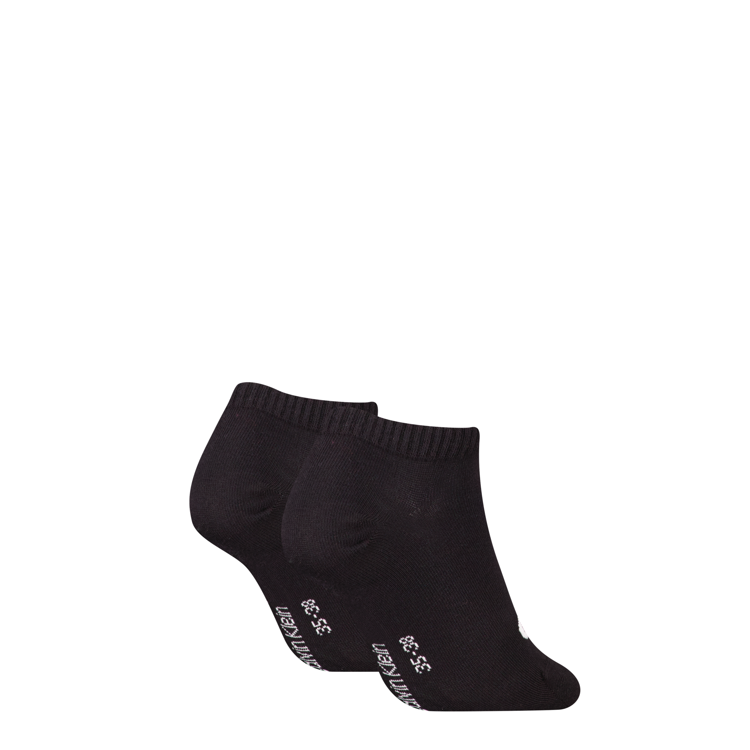 Calvin Klein Jeans Chaussettes de baskets »CKJ WOMEN SNEAKER MONOGRAM« 2 paires,  bords côtelés, broderie logo devant