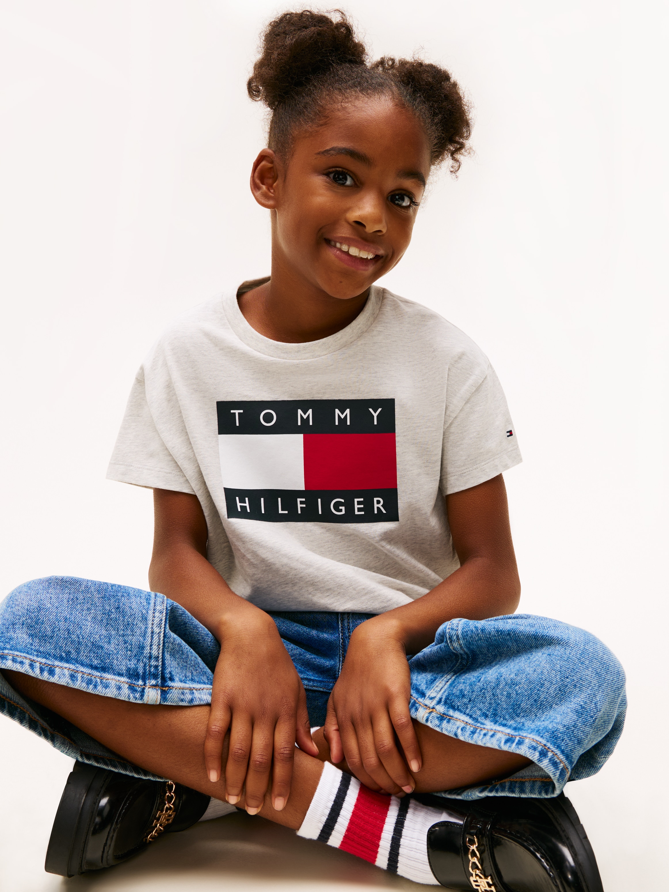 Tommy Hilfiger T-shirt enfants jusqu’à 16 ans, col rond