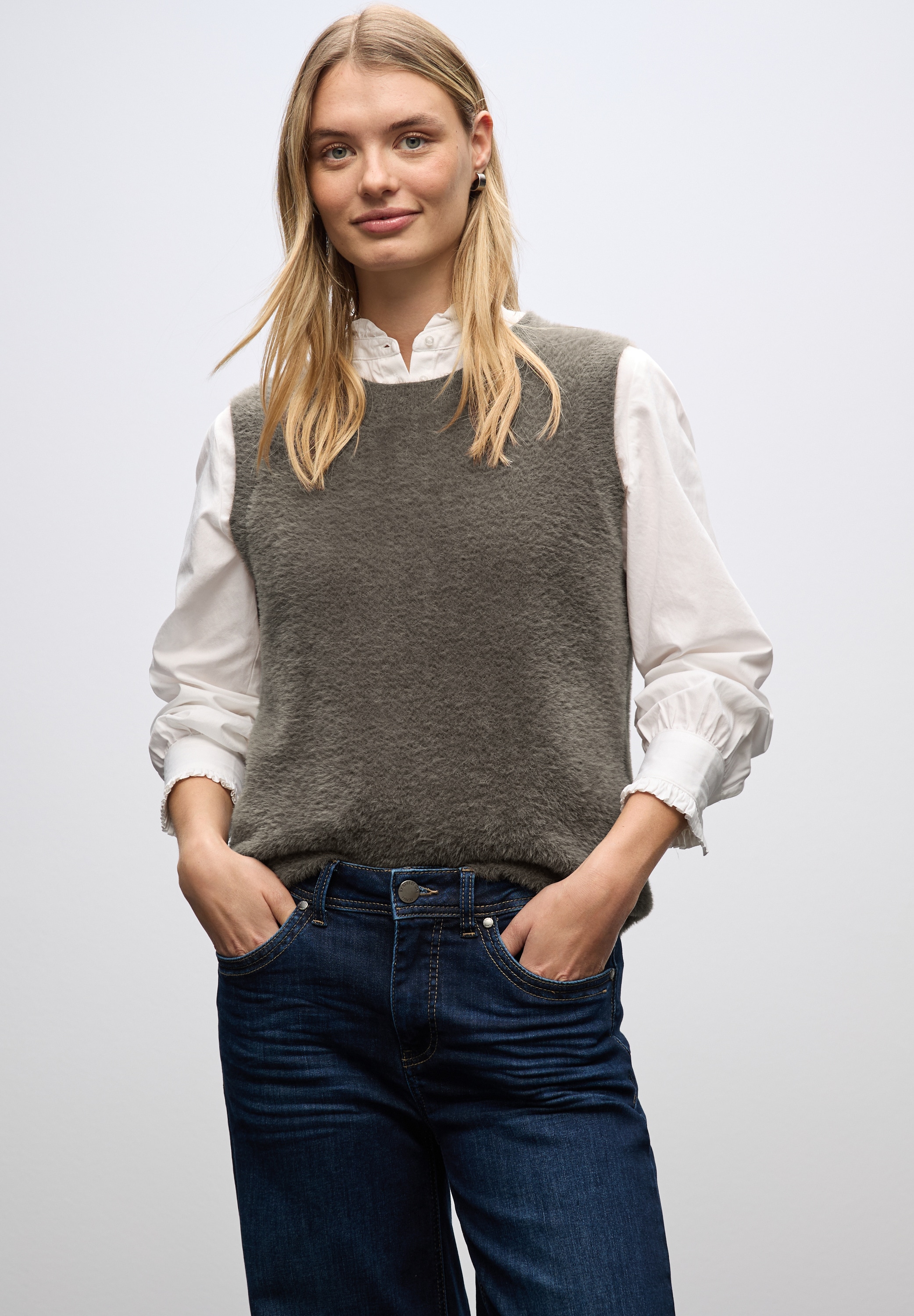 STREET ONE Pullunder aus kuschelig weicher Qualität, Regular Fit