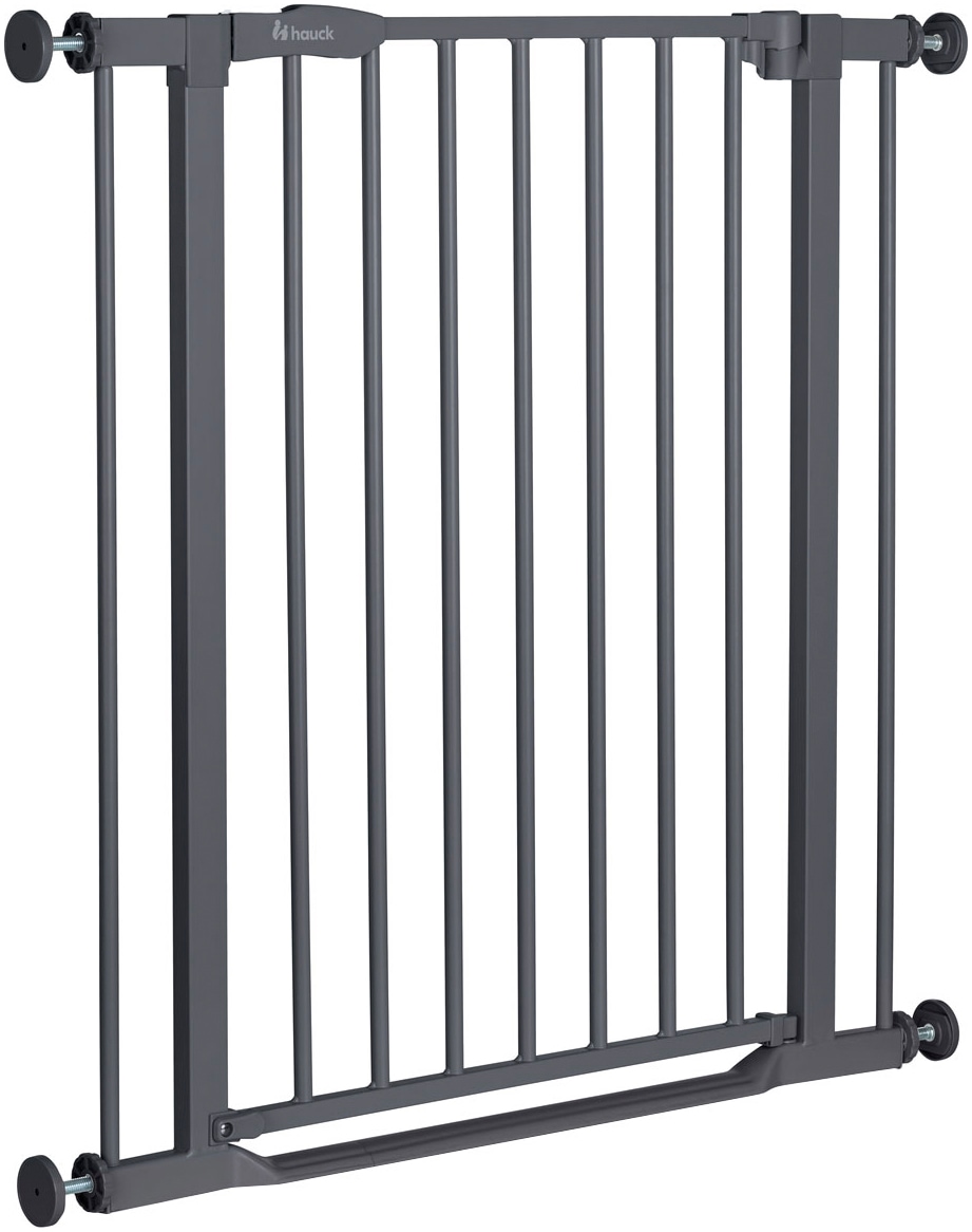 Hauck Türschutzgitter »Clear Step 2, Dark Grey« auch als Treppenschutzgitter verwendbar; 75-80 cm, flacher Durchgang