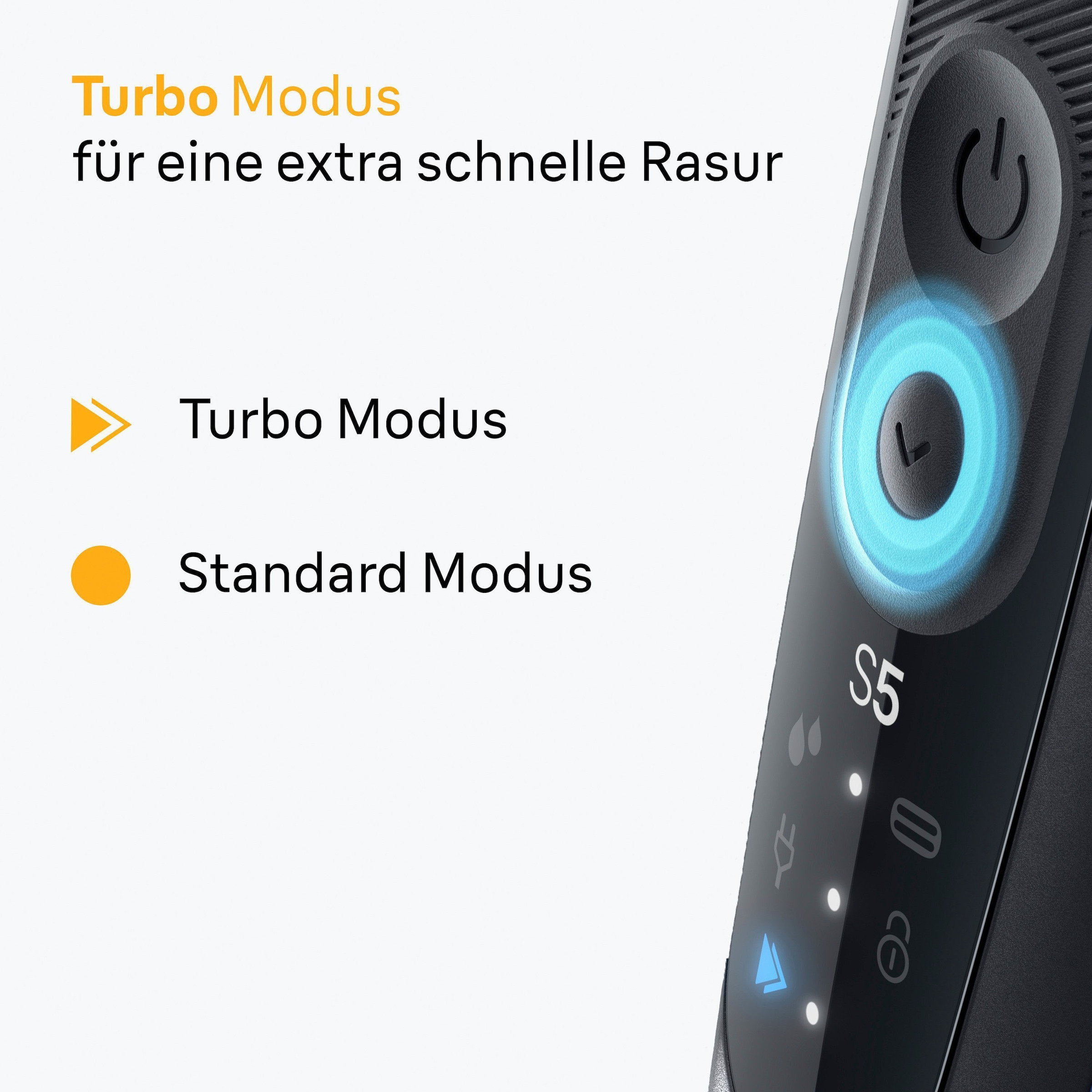 Braun Rasoirs électriques »Series 5 52-N7200cc« station de nettoyage rasoir étanche à lame en feuille, avec tondeuse de précision