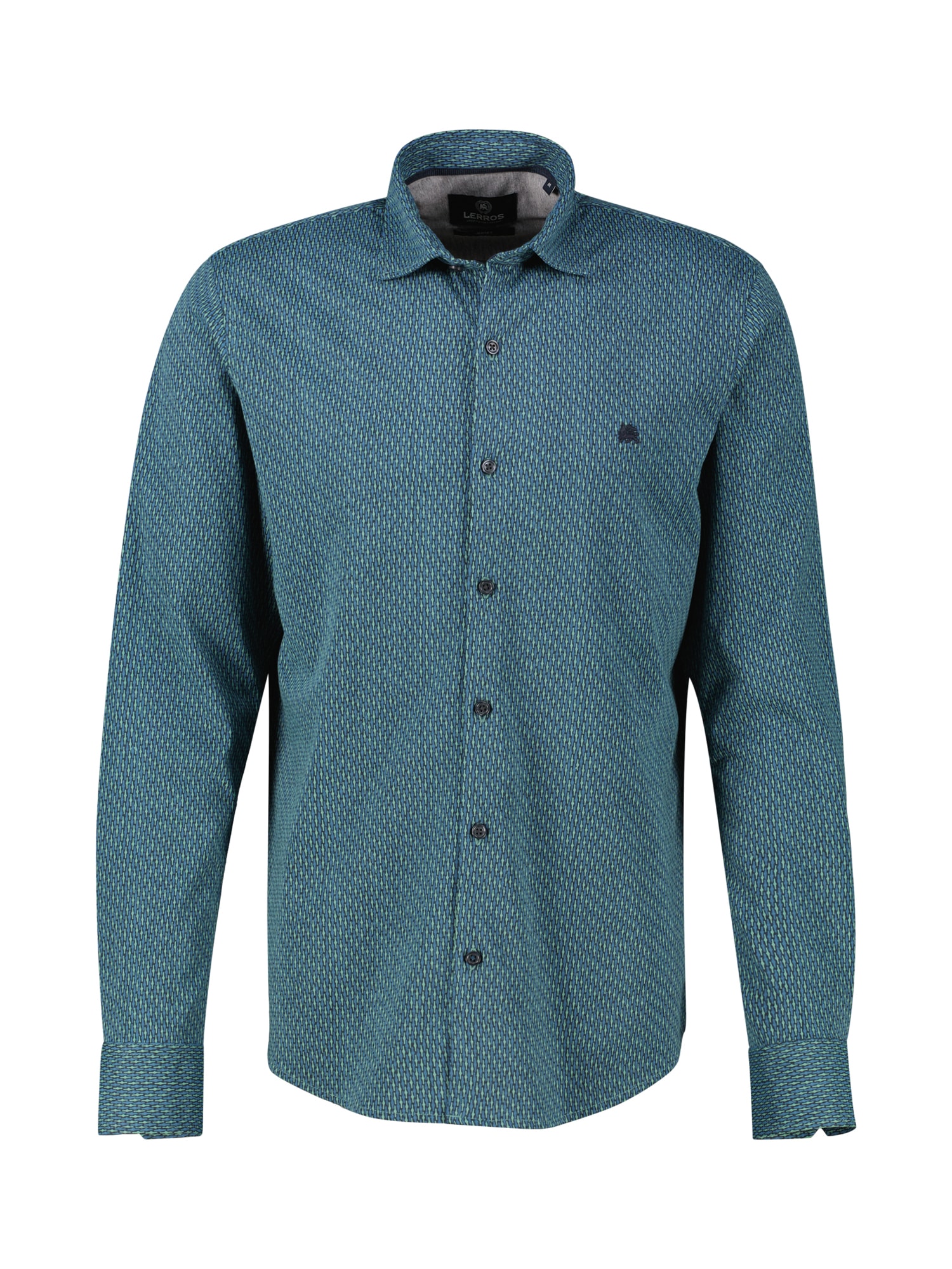 LERROS Langarmhemd »LERROS Jersey Herrenhemd«